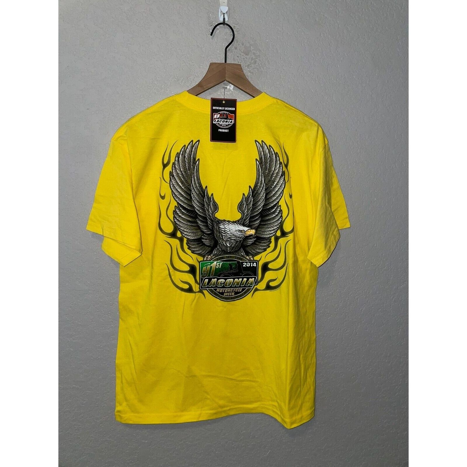 Alstyle Laconia Motorcycle Week Shirt Graphic Tee 2010s 2014 Large Size US L / EU 52-54 / 3 - 1 Thumbnail