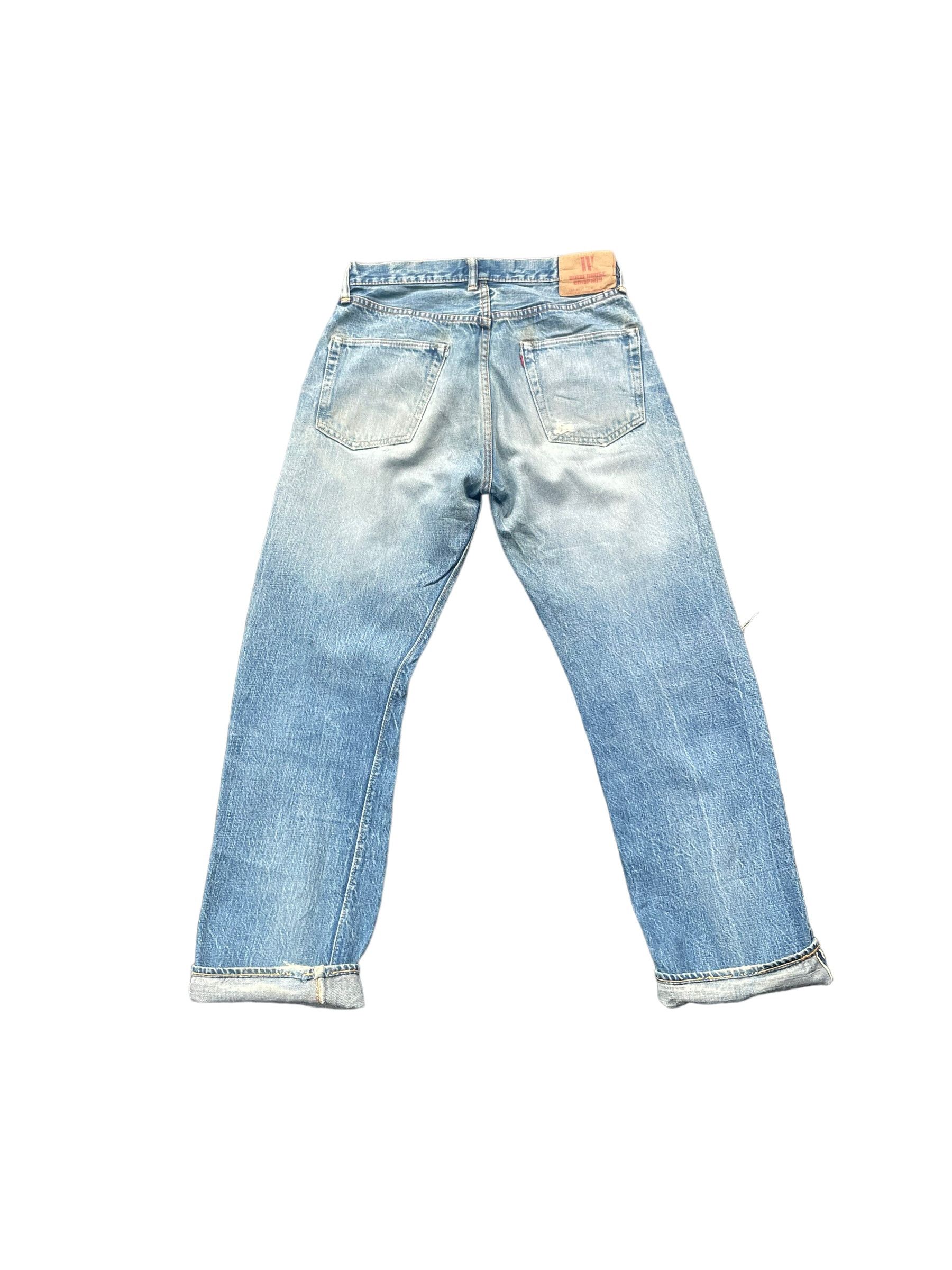 Vintage Vintage Warehouse Company Selvedge Faded Distresed Denim Size US 30 / EU 46 - 4 Thumbnail
