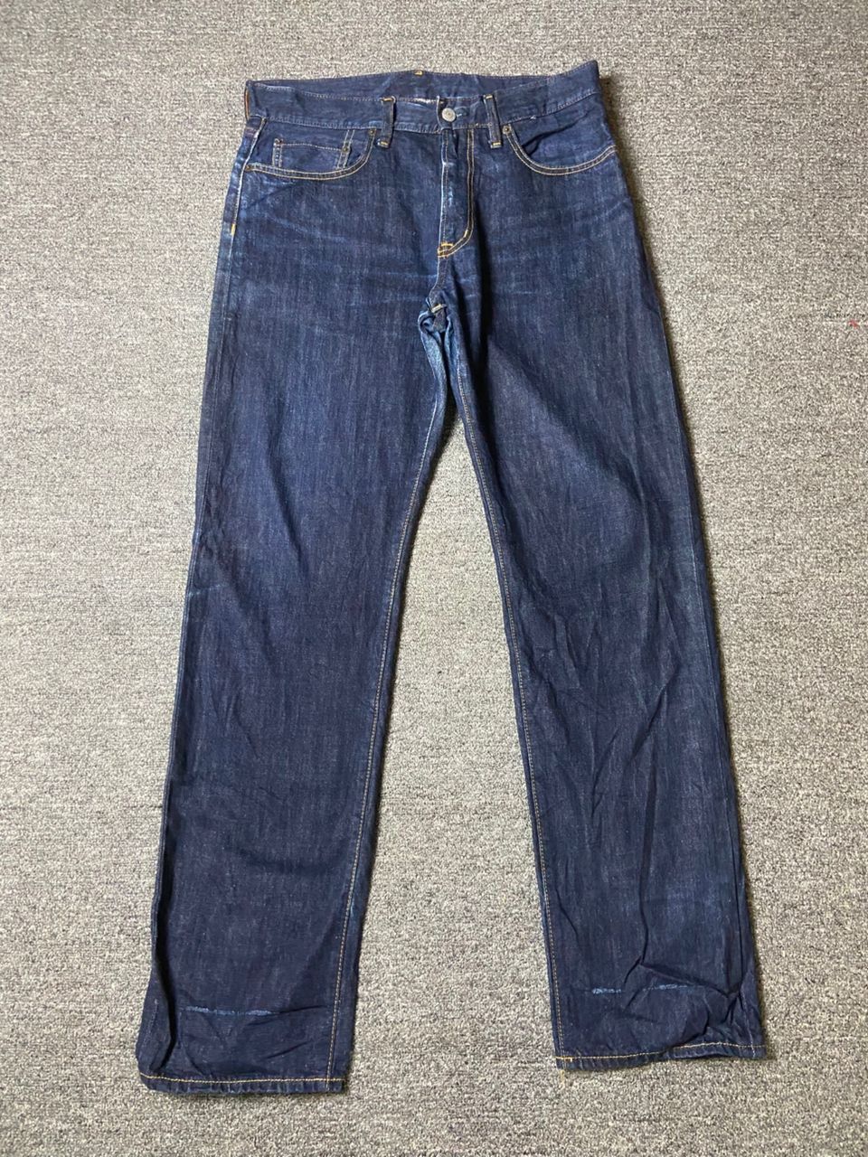 GU × Japanese Brand × Vintage GU Japanese Brand Straight Cut Denim Jeans (128) Size US 32 / EU 48 - 1 Thumbnail