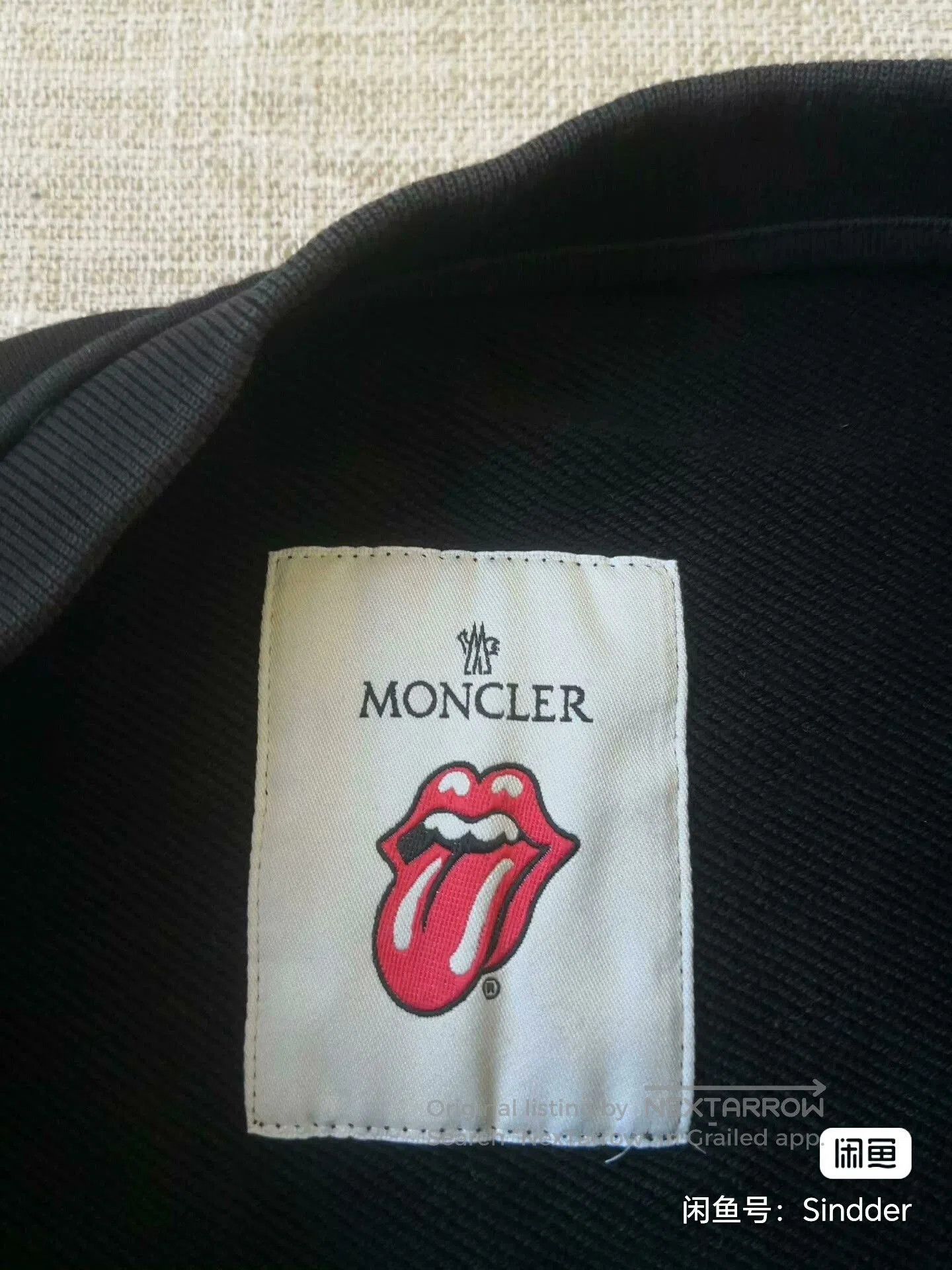 Moncler Moncler x Rolling Stones Men's Sweatshirt. Size US M / EU 48-50 / 2 - 3 Thumbnail