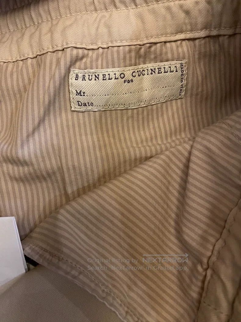 Brunello Cucinelli Brunello Cucinelli Sea Island cotton suit shorts Size US 32 / EU 48 - 6 Thumbnail