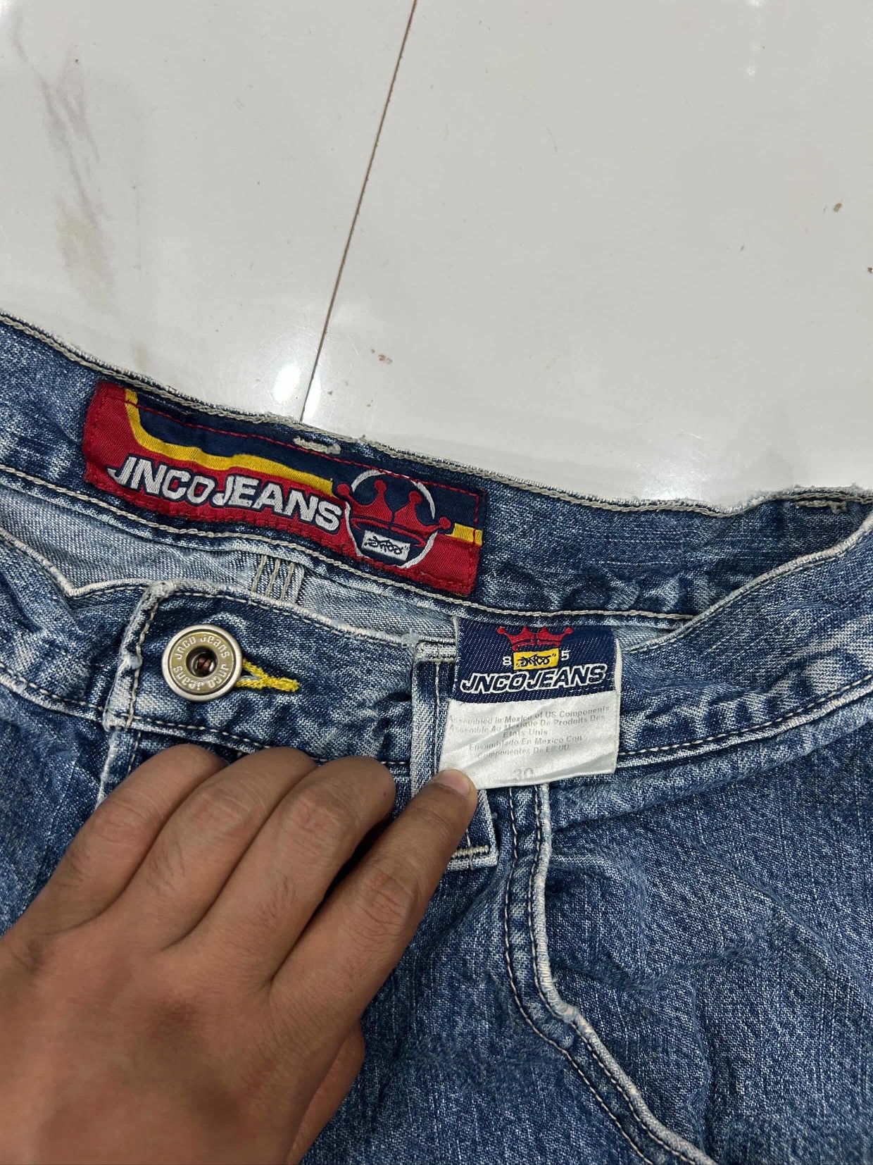JNCO Vintage JNCO Jeans 8-Ball dragon Baggy Denim Jorts Size US 30 / EU 46 - 5 Thumbnail