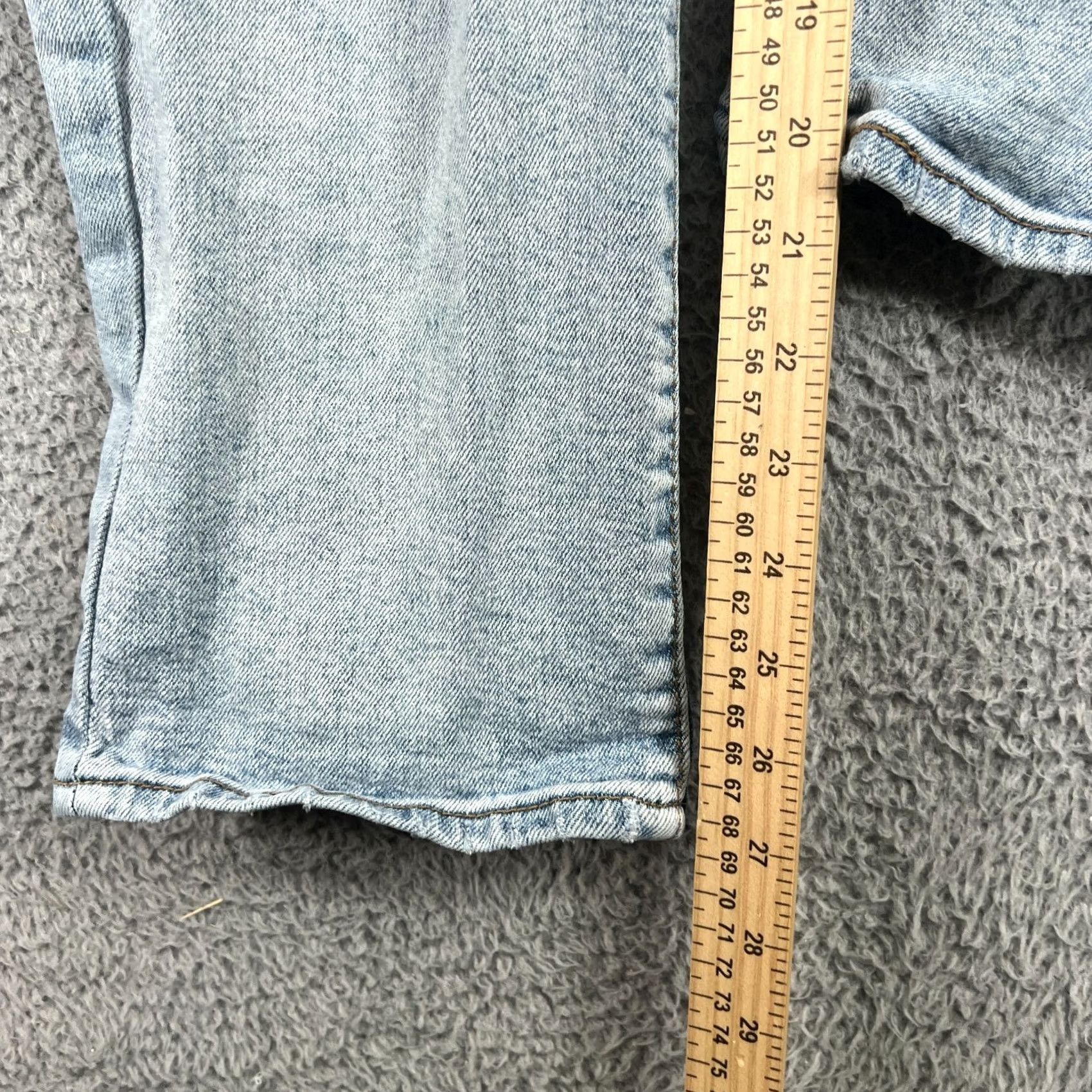 Levi's Levi's Wedgie Straight Jeans Women's 31 High Rise Blue Denim Button Fly Jeans 5-Pocket Design Regular Fit Cotton Denim Jeans Womens Size 24" / US 00 / IT 34 - 3 Thumbnail