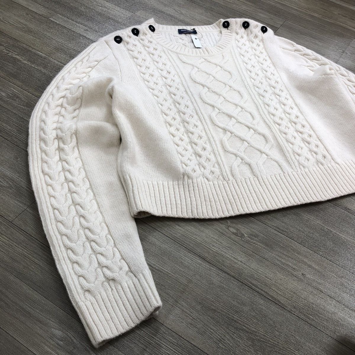 Designer × Saint James Vintage Saint James l"Atelier France Striped Wool Sweater Size US M / EU 48-50 / 2 - 3 Thumbnail