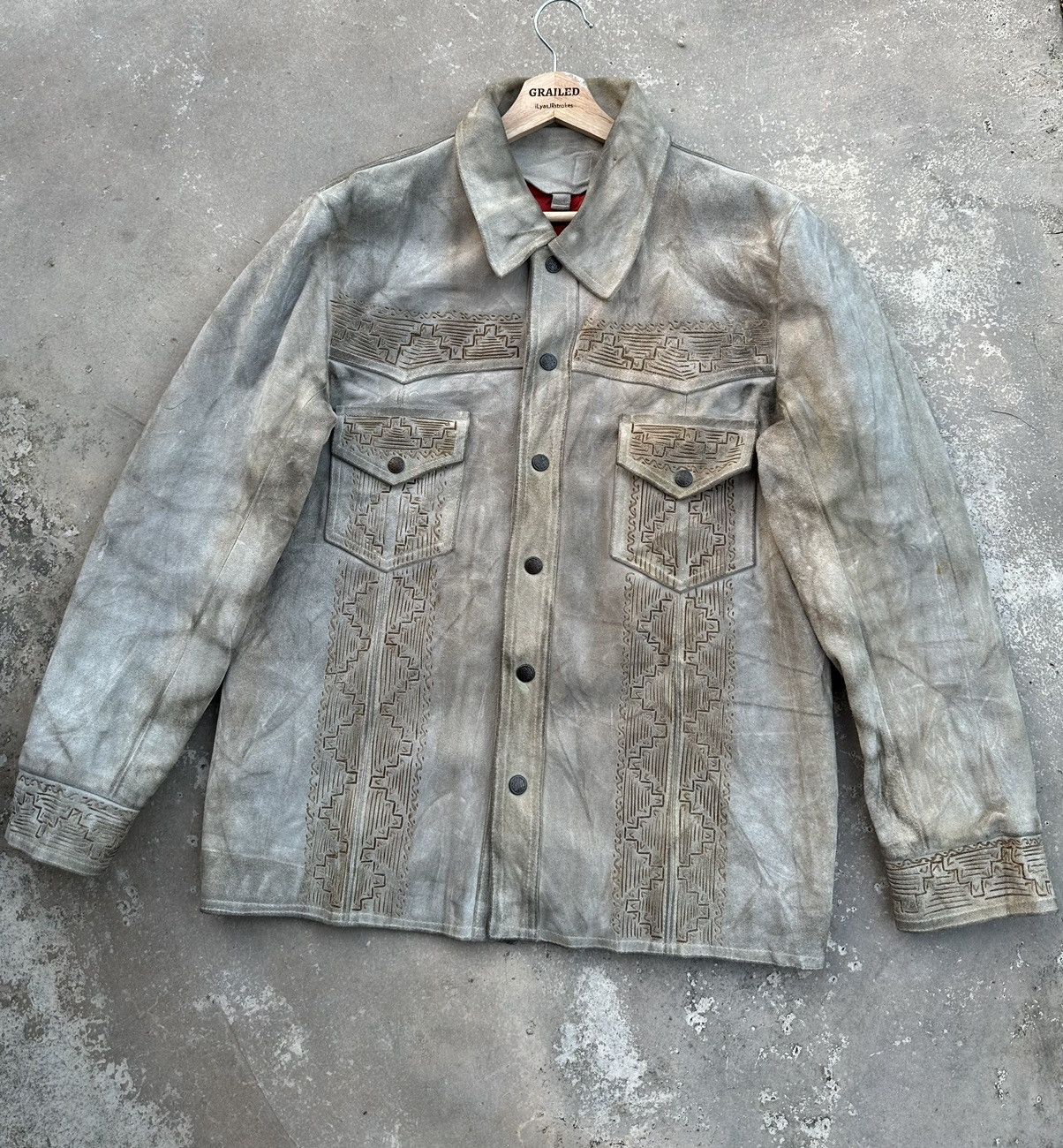 Leather 60’s Vintage Horse Suede Leather American Heritage Jacket Size US M / EU 48-50 / 2 - 2 Thumbnail