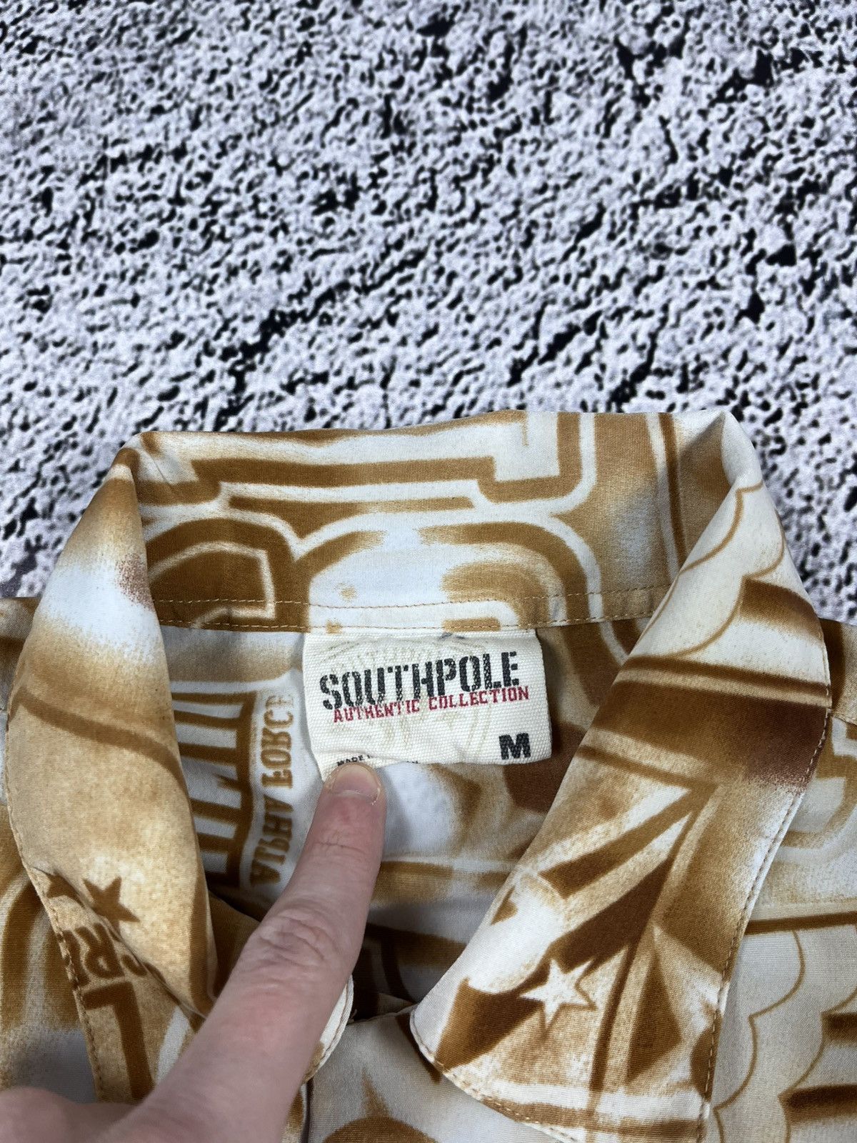 Southpole Vintage Y2K Southpole all over cops rap shirt streetwear M Size US M / EU 48-50 / 2 - 8 Thumbnail