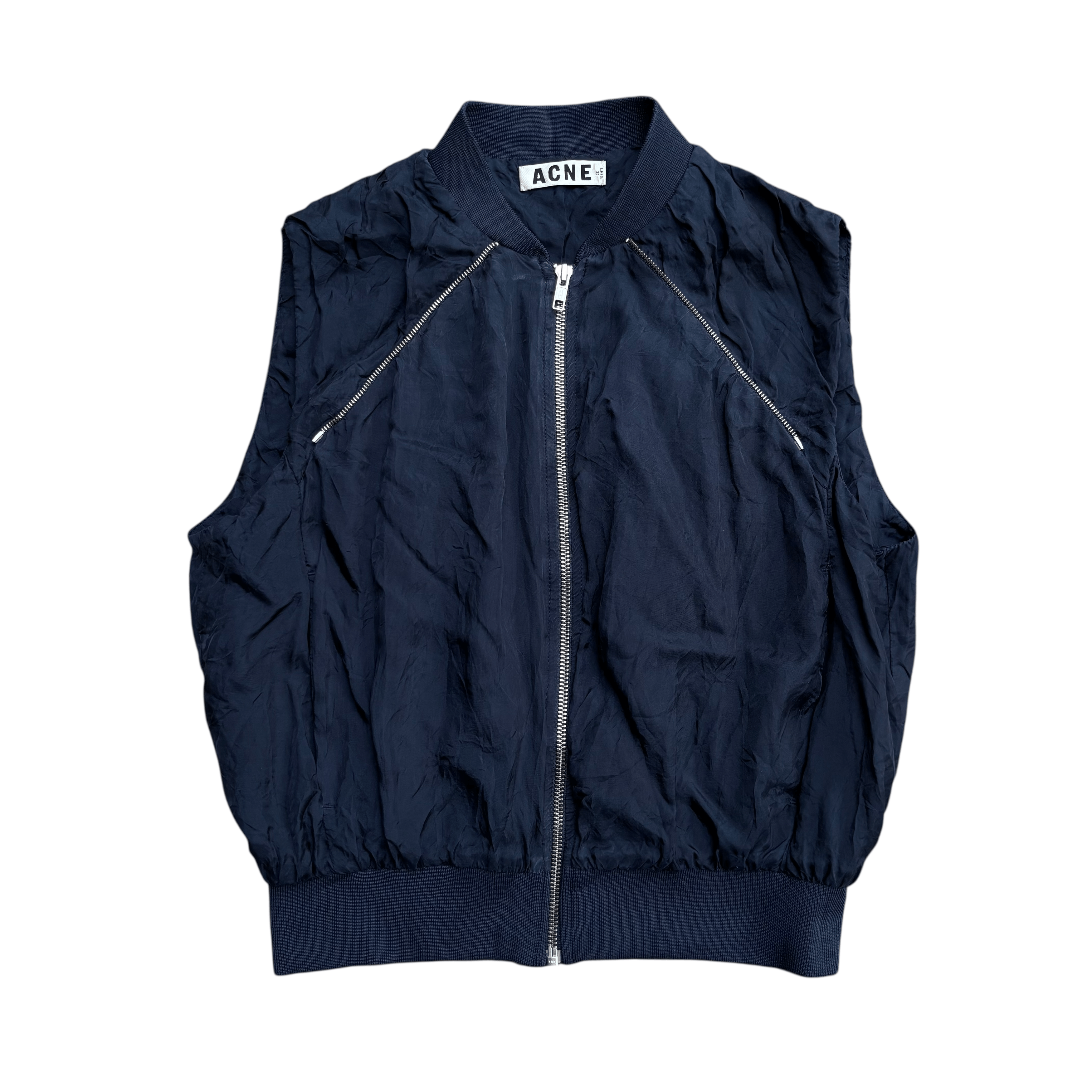 Acne Studios Acne studios blanche crinkle jacket Size S / US 4 / IT 40 - 4 Thumbnail