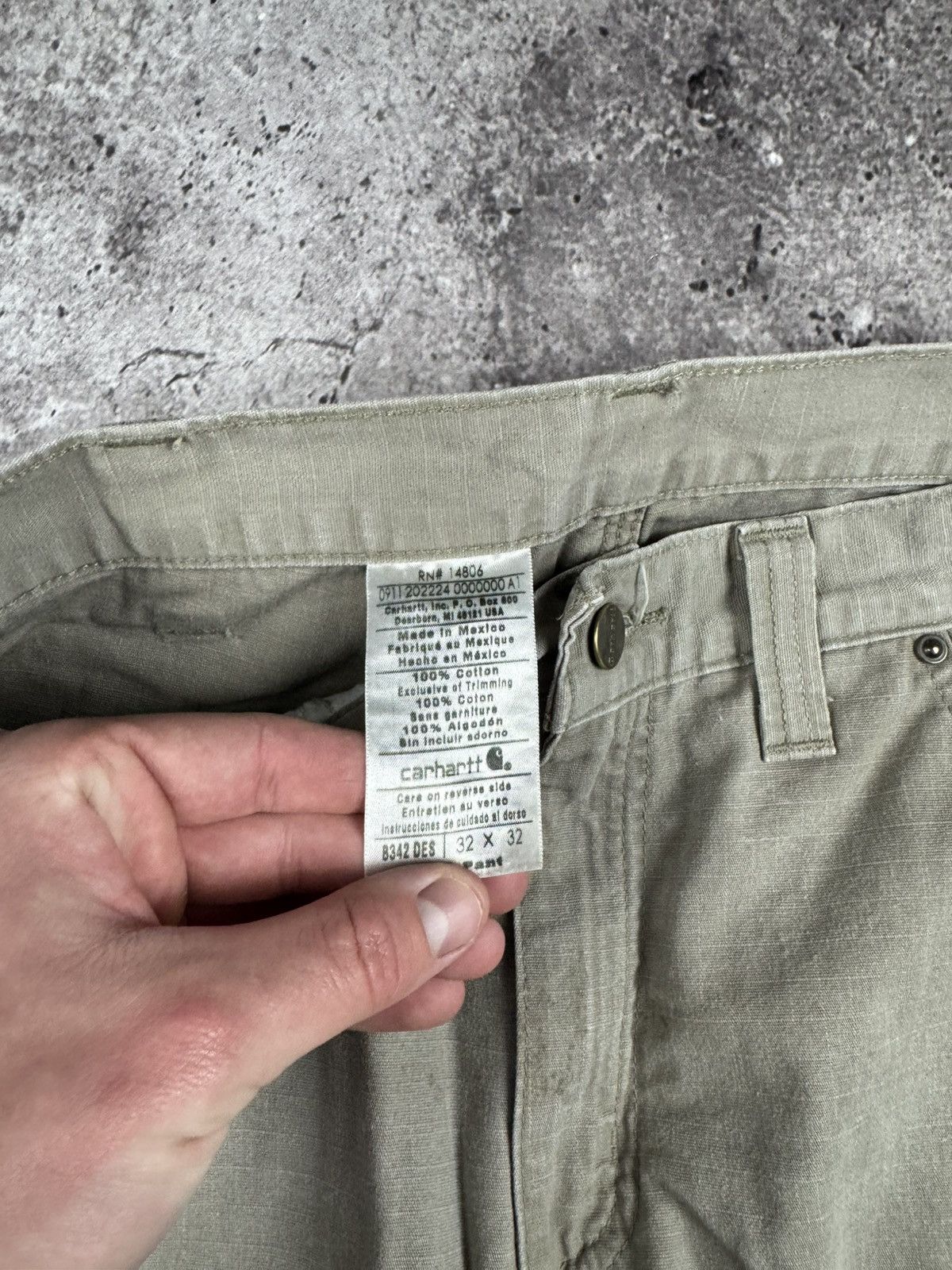 Carhartt 🟤Crazy Baggy Vintage Carhartt Double knee workwear pants🟤 Size US 32 / EU 48 - 14 Thumbnail