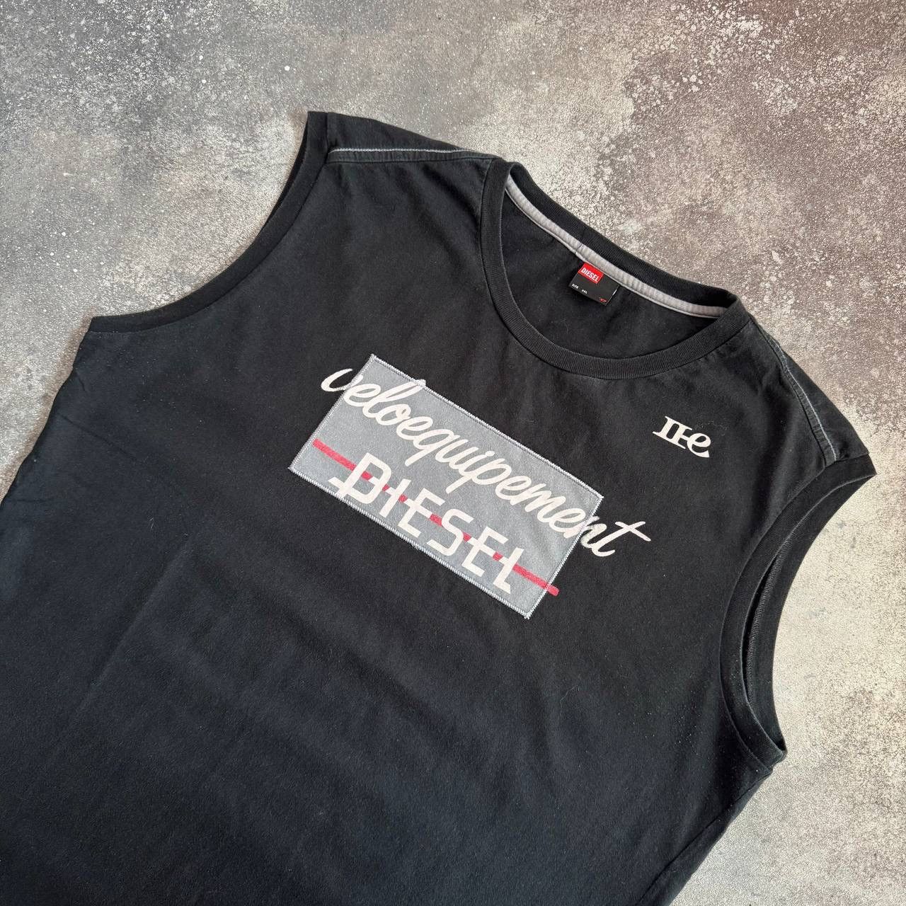 Diesel × Vintage Diesel Vintage Y2K Men’s Sleeveless Tank Top Size US XXL / EU 58 / 5 - 1 Thumbnail