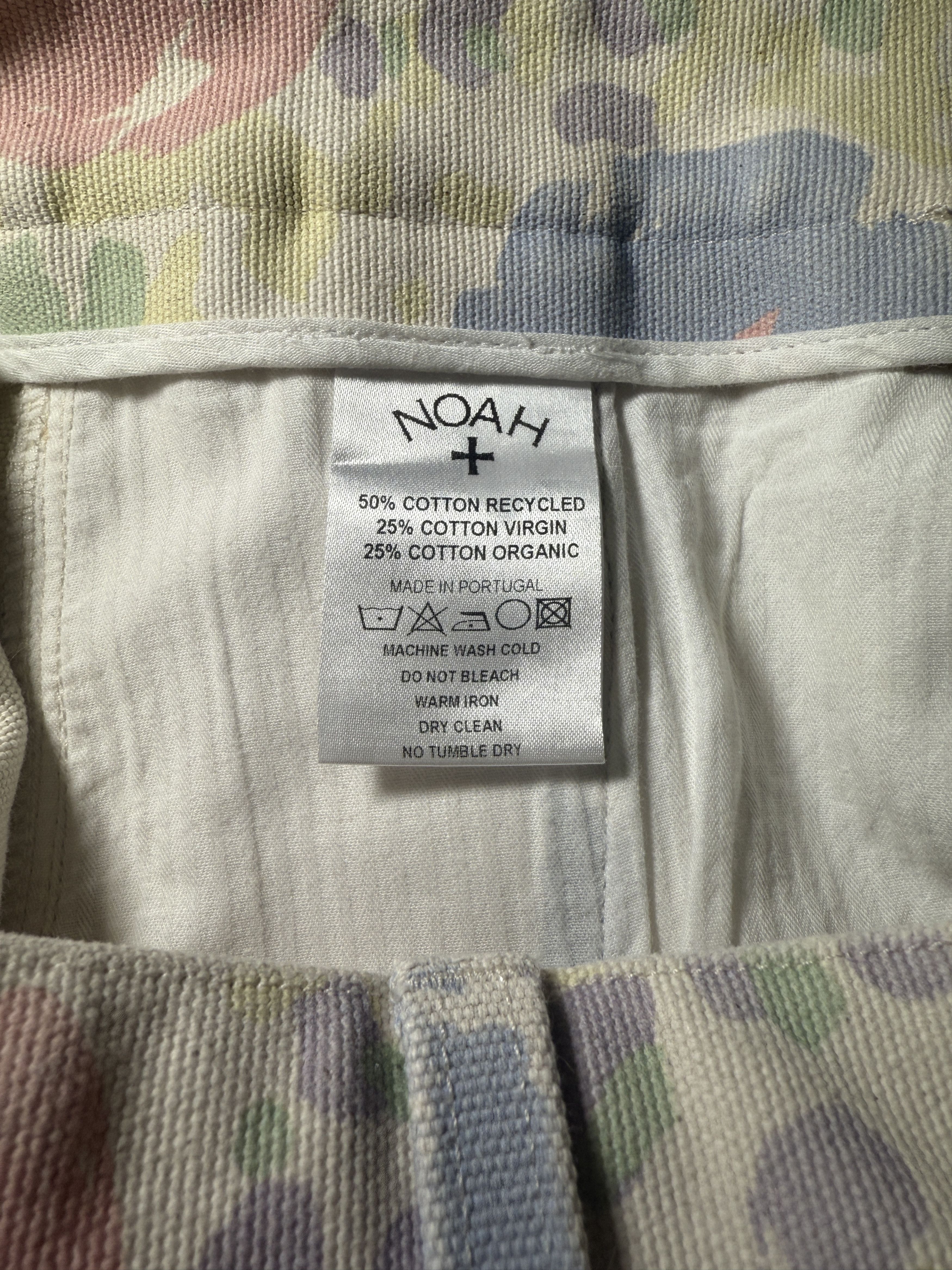 Noah Noah Canvas Work Pants Pastel Floral Print Size US 32 / EU 48 - 5 Thumbnail