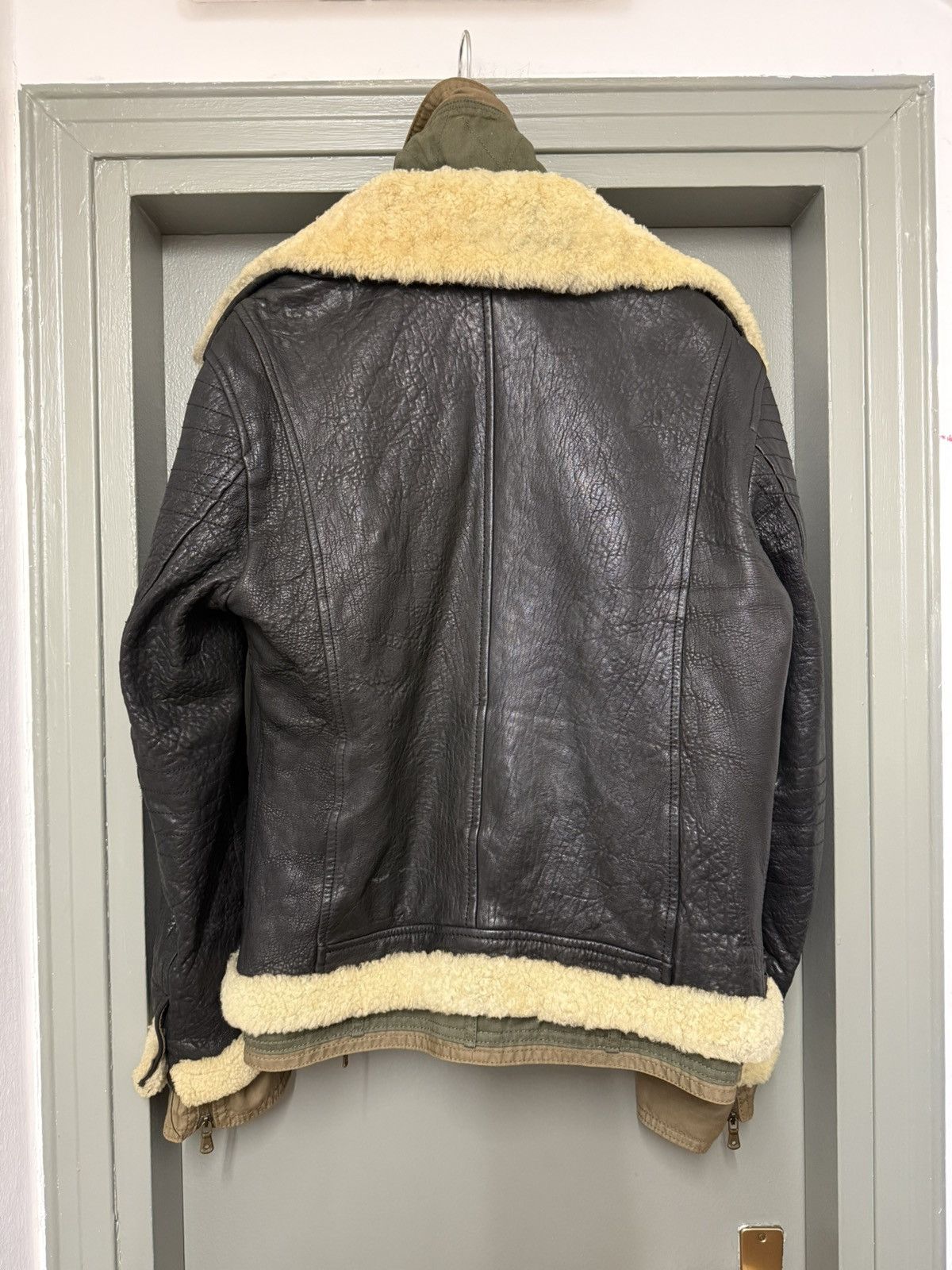 Dolce & Gabbana A/W2005 DOLCE & GABBANA HYBRID MILITARY SHEARLING JACKET Size US M / EU 48-50 / 2 - 6 Thumbnail