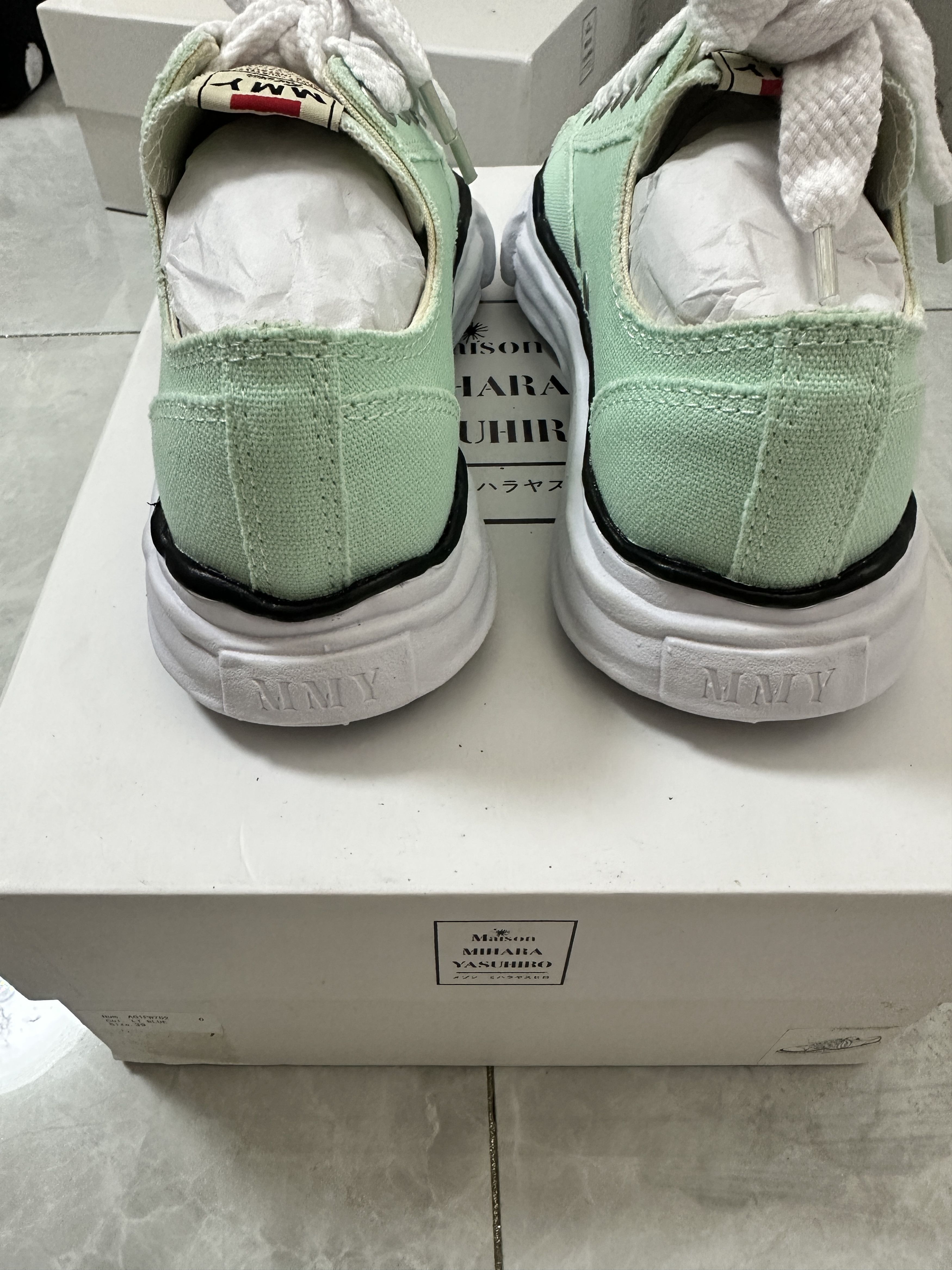 Maison MIHARA YASUHIRO Maison MIHARA YASUHIRO Low-top Sneakers in Light Blue Size US 6 / EU 39 - 2 Thumbnail