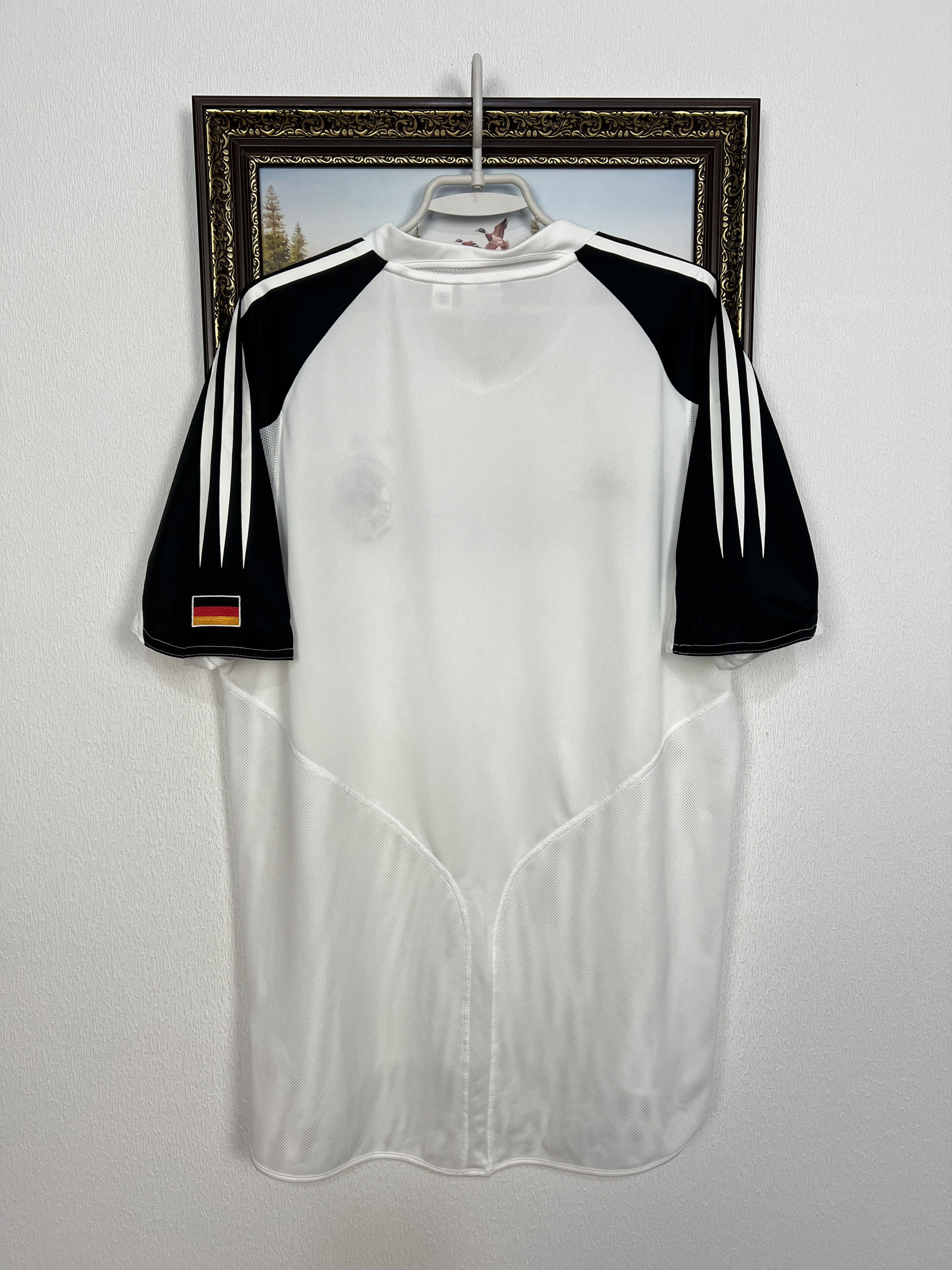 Adidas Germany Home football shirt 2004 Soccer Jersey Trikot Rare Size US L / EU 52-54 / 3 - 7 Thumbnail