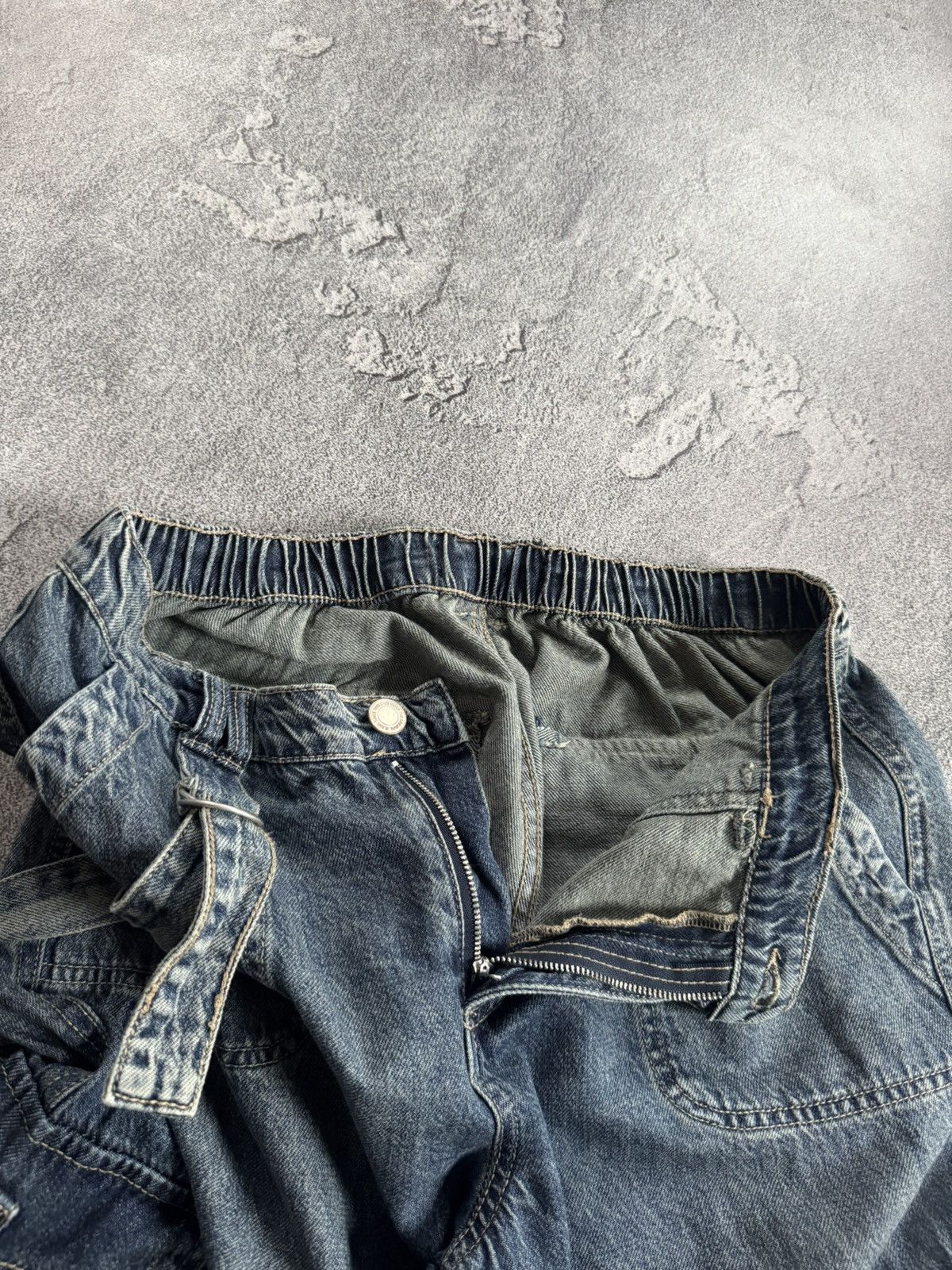If Six Was Nine Retro 90s pants jeans baggy cargo trouser Multipocket L.G.B. Size 28" / US 6 / IT 42 - 14 Thumbnail