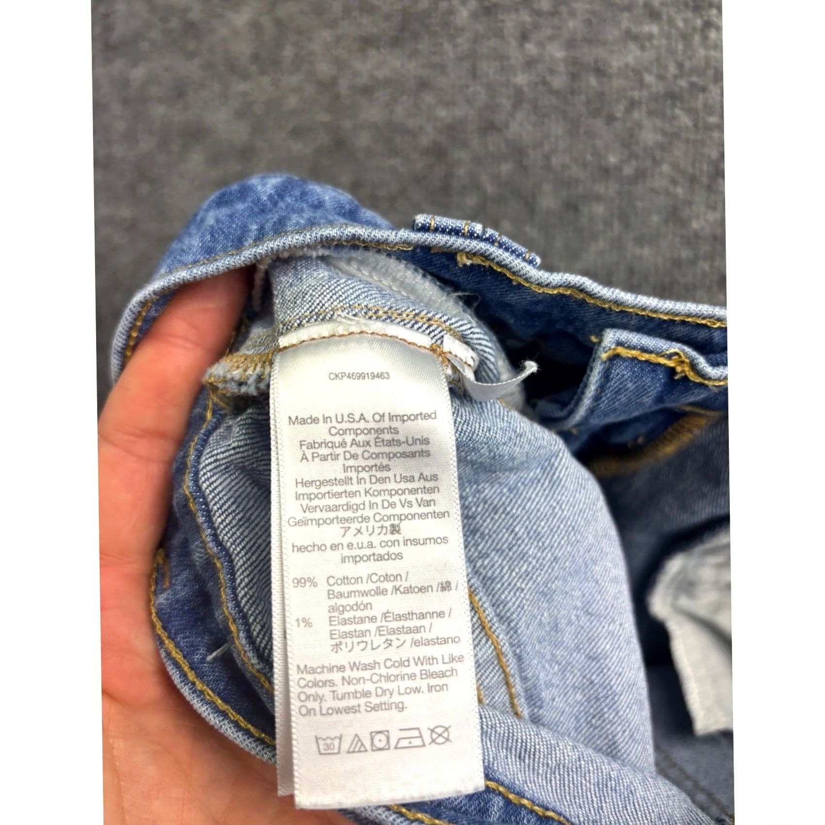 Madewell Madewell Jeans Womens 27 Blue High Rise Zipper Pocket Straight Flare Denim Size 27" / US 4 / IT 40 - 8 Thumbnail