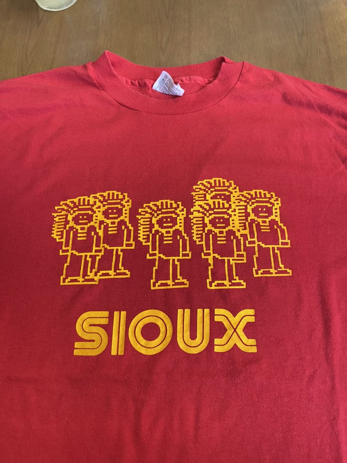 Vintage Vintage SIOUX Pixels 90s T shirt Size US XL / EU 56 / 4 - 3 Thumbnail