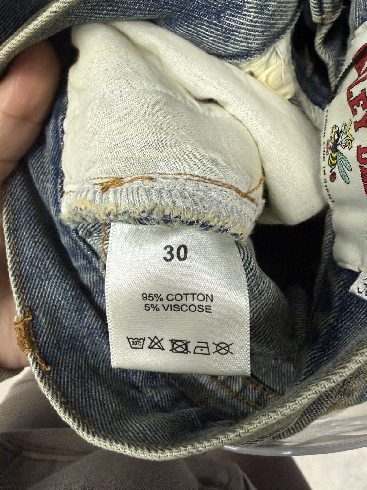 Vale Vale Forever Air Force Denim Size US 30 / EU 46 - 4 Thumbnail