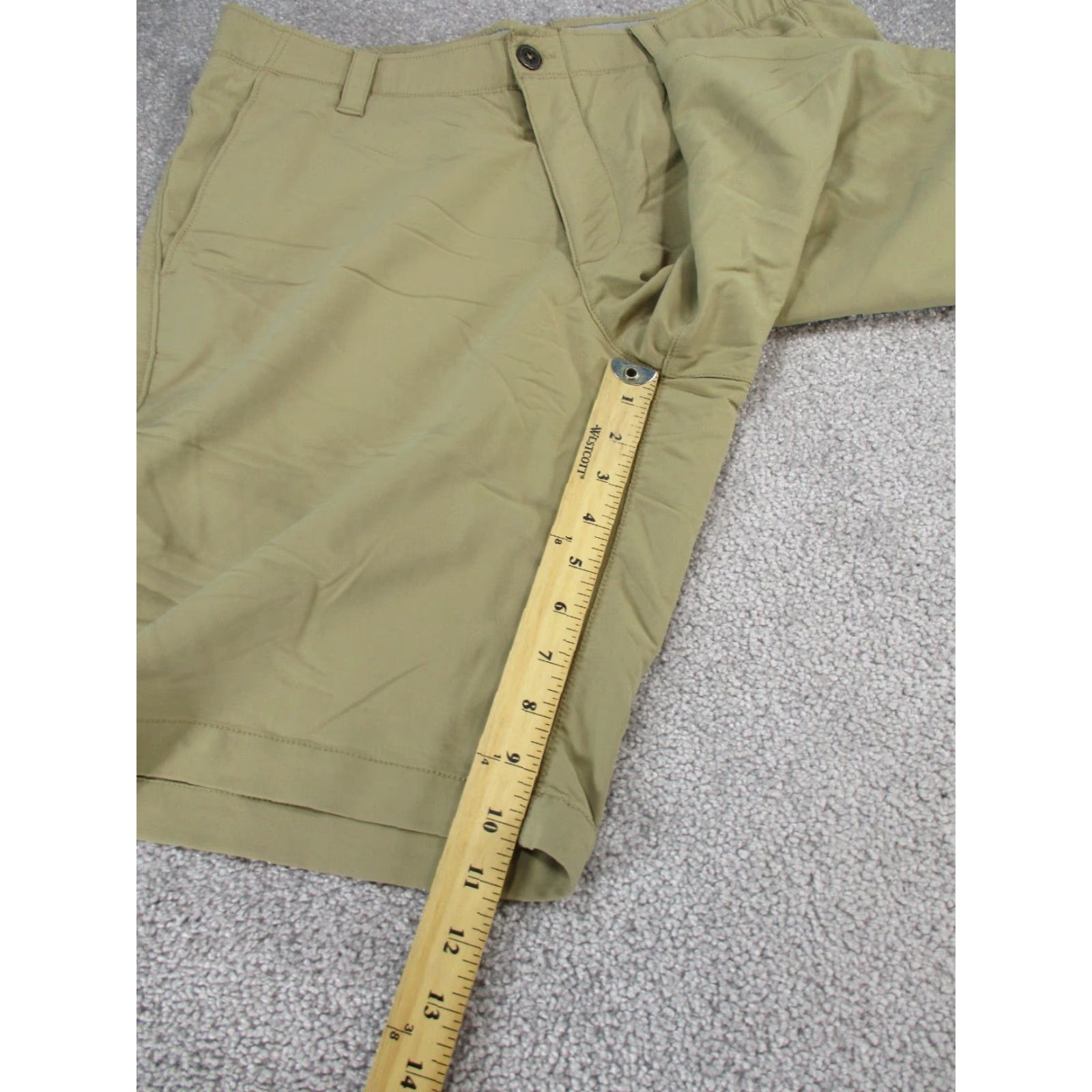 Under Armour Under Armour Shorts Mens 34 Heatgear Chino Casual Travel Workwear Nylon Polyester Spandex Beige 34 Mens Size US 34 / EU 50 - 5 Thumbnail
