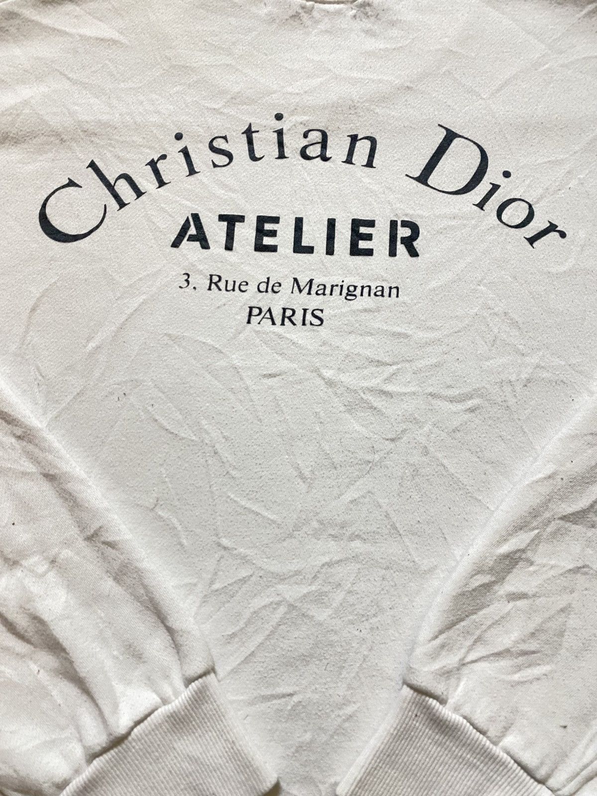 Christian Dior Monsieur Christian Dior Atelier Big Spellout Sweatshirt Size US M / EU 48-50 / 2 - 3 Thumbnail