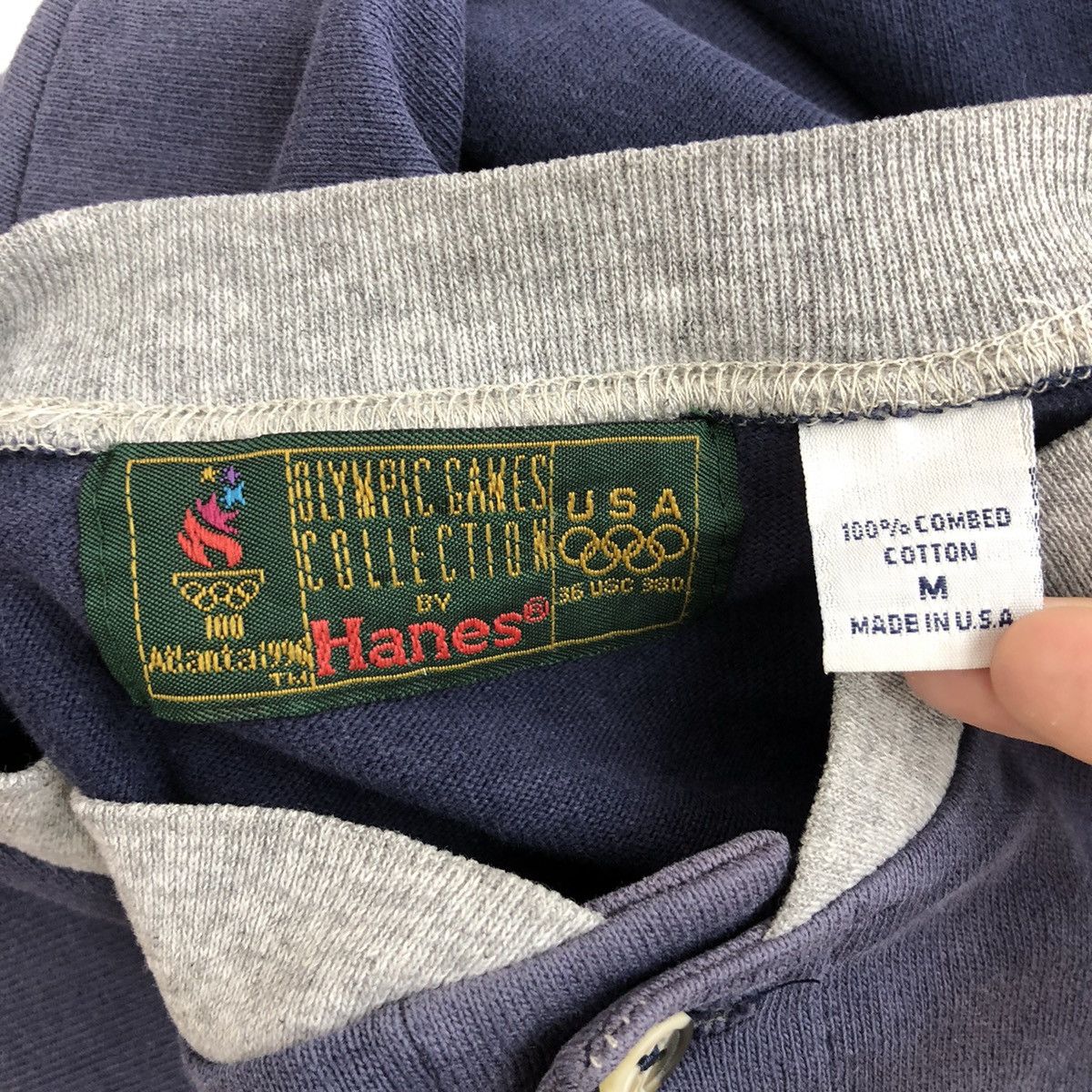 USA Olympics Vintage Olympic Games Atlanta 1996 T-Shirt By Hanes Size US M / EU 48-50 / 2 - 5 Thumbnail