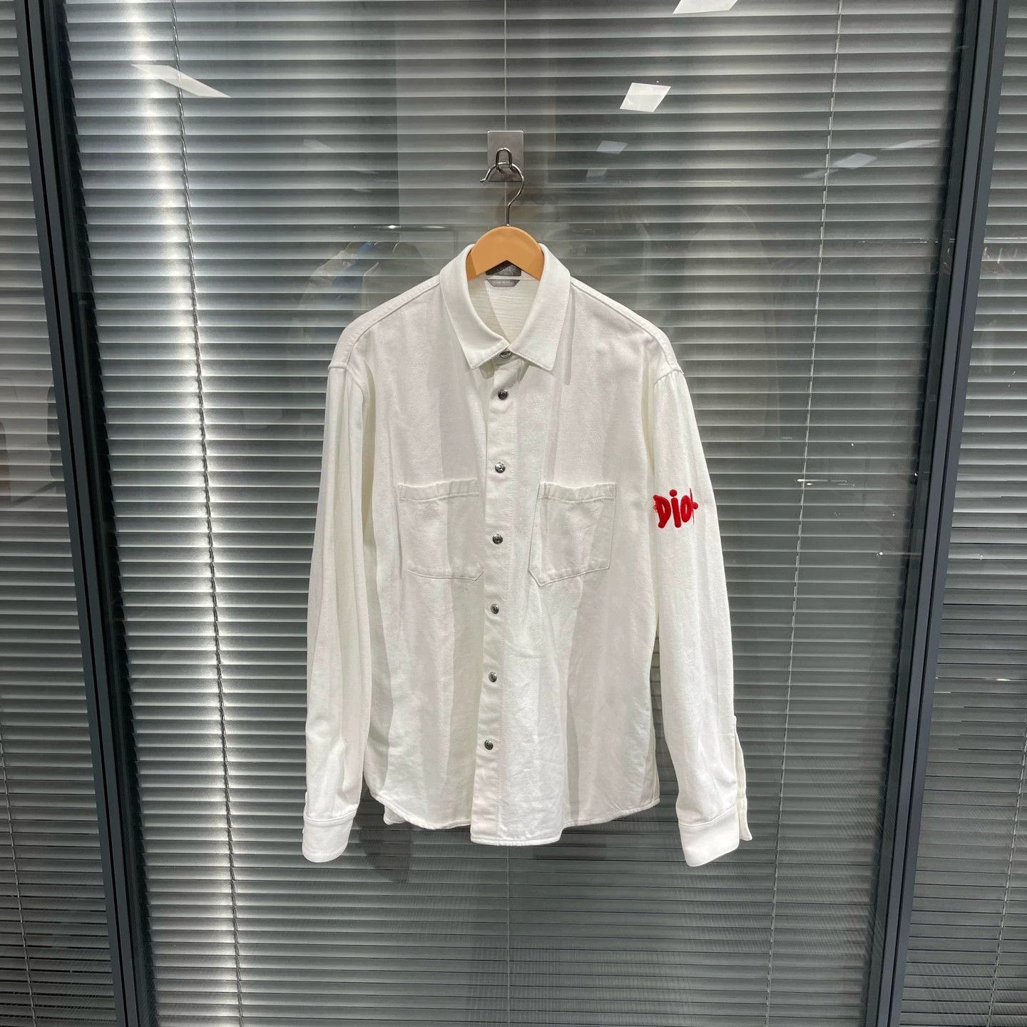 Dior Dior x Stussy Year of the Ox Velvet Embroidery Shirts Jkt 40 Size US M / EU 48-50 / 2 - 1 Thumbnail