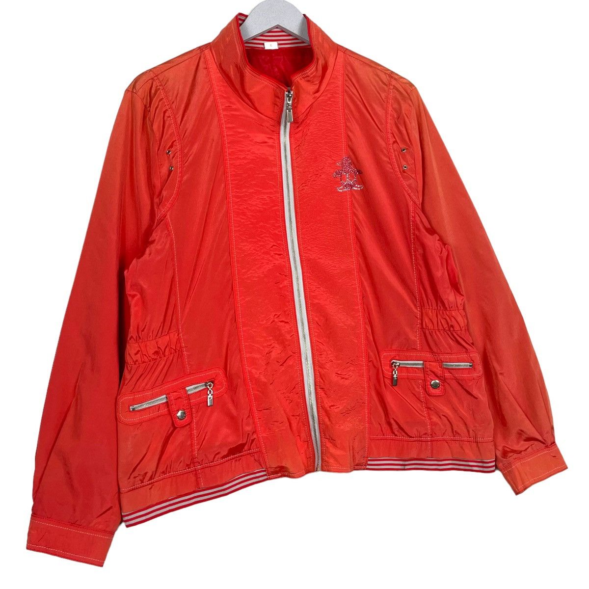 Grand Slam × Japanese Brand 💥GRAND SLAM SWAROVSKI SPORT LOGO NYLON JACKET Size M / US 6-8 / IT 42-44 - 3 Thumbnail
