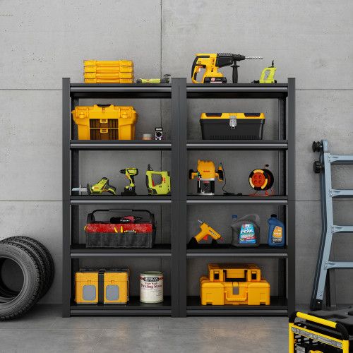 Designer × Homemade 35.4"W x 15.7"D x 72"H Heavy Duty 5-Tier Metal Shelving Unit Size US L / EU 52-54 / 3 - 3 Thumbnail