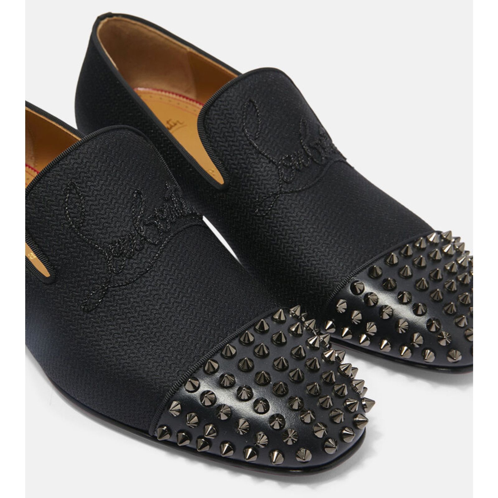 Christian Louboutin Christian Louboutin Black Spike Oxford Dress Loafer 43 10 Size US 10 / EU 43 - 6 Thumbnail