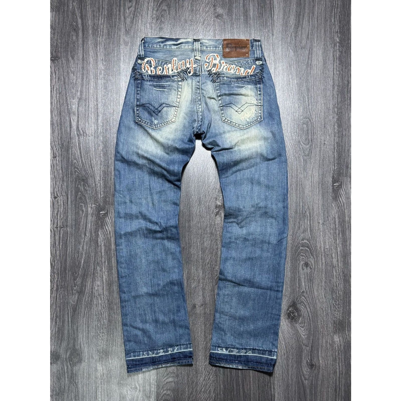 Japanese Brand × Replay Y2K Replay Embroidered Spellout Denim Pants Size US 29 - 6 Thumbnail