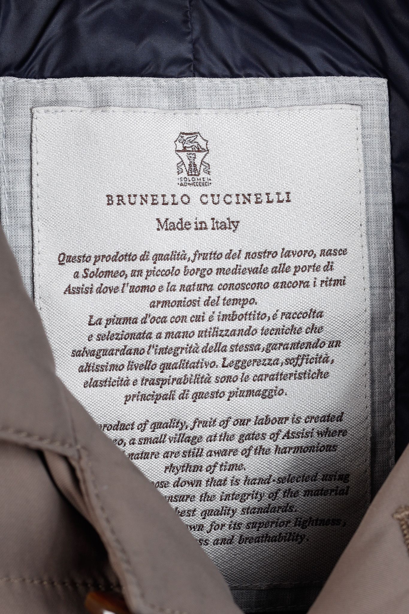 Brunello Cucinelli Brunello Cucinelli AW/15 Nylon Notched-Lapel Down Waistcoat Size US L / EU 52-54 / 3 - 4 Thumbnail