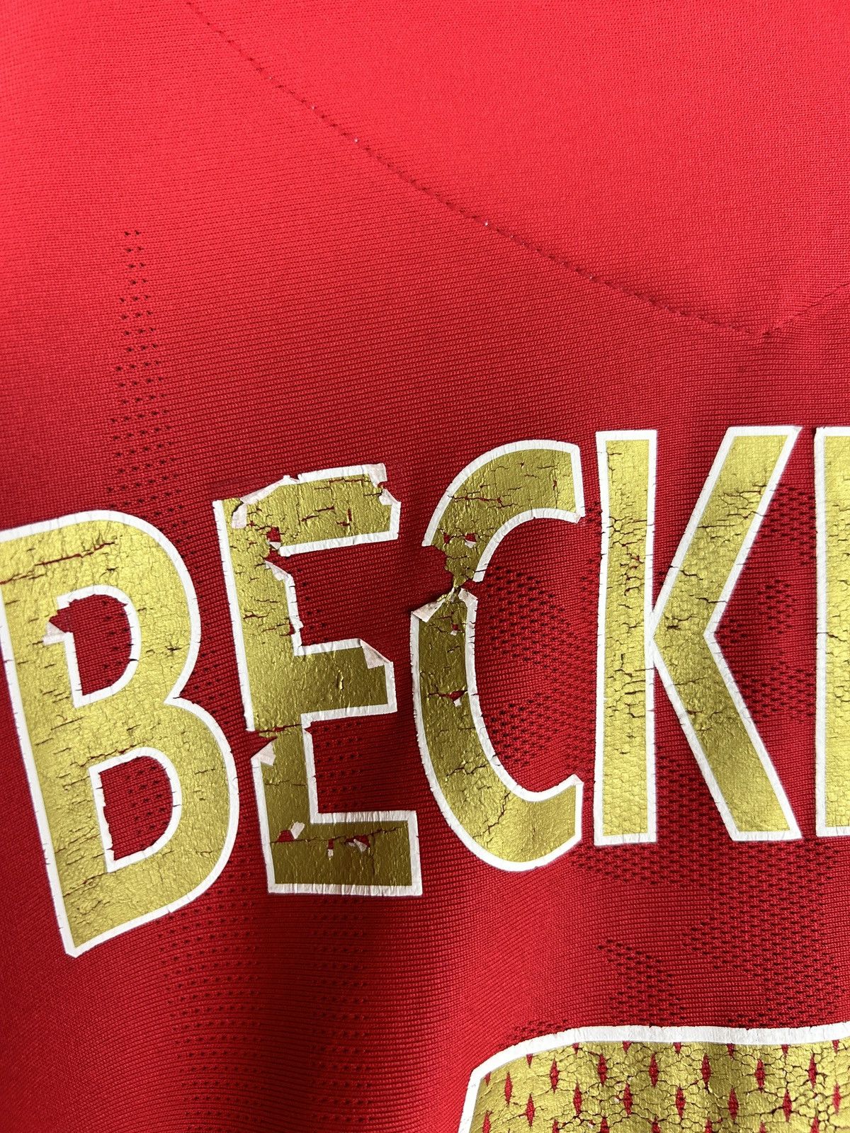 Umbro 00s Umbro England 2006/08 #7 Beckham Soccer Jersey Red XXL Size US XXL / EU 58 / 5 - 7 Thumbnail