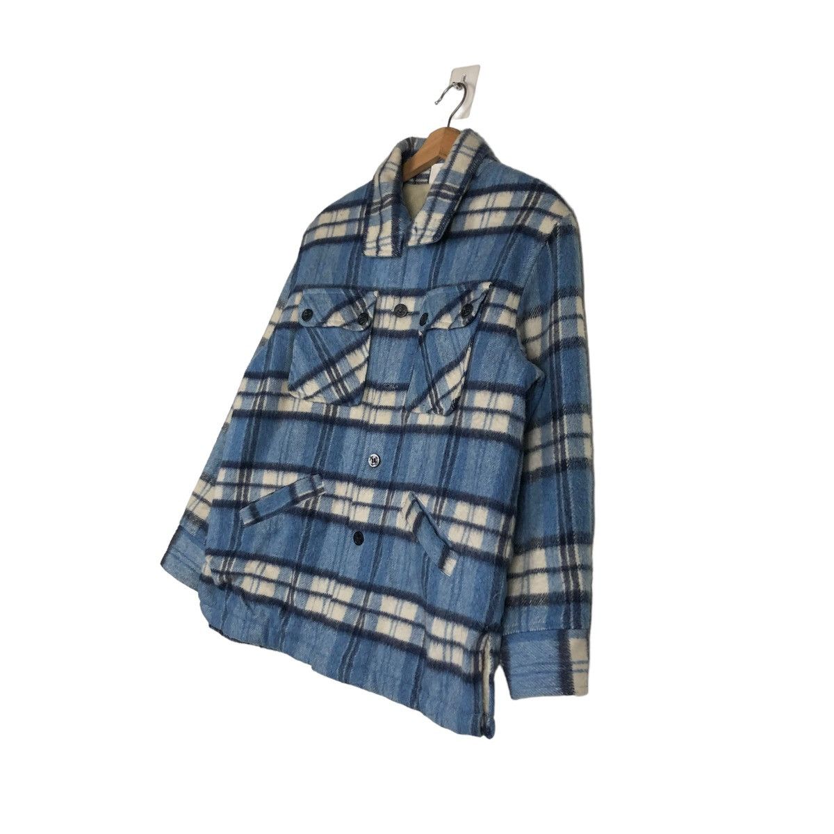 Japanese Brand 🔥VINTAGE WOOL FLANNEL JACKET TARTAN DESIGN ISSEY MIYAKE Size US M / EU 48-50 / 2 - 4 Thumbnail