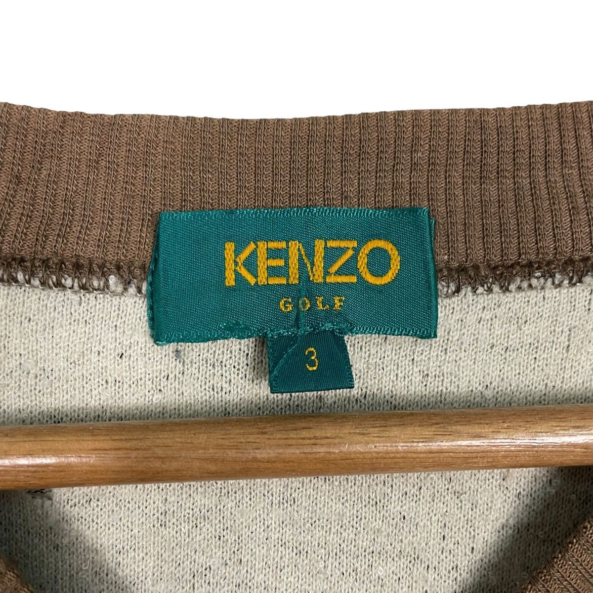 Kenzo Kenzo Golf Big Logo Crewneck Sweatshirt Size US M / EU 48-50 / 2 - 11 Thumbnail
