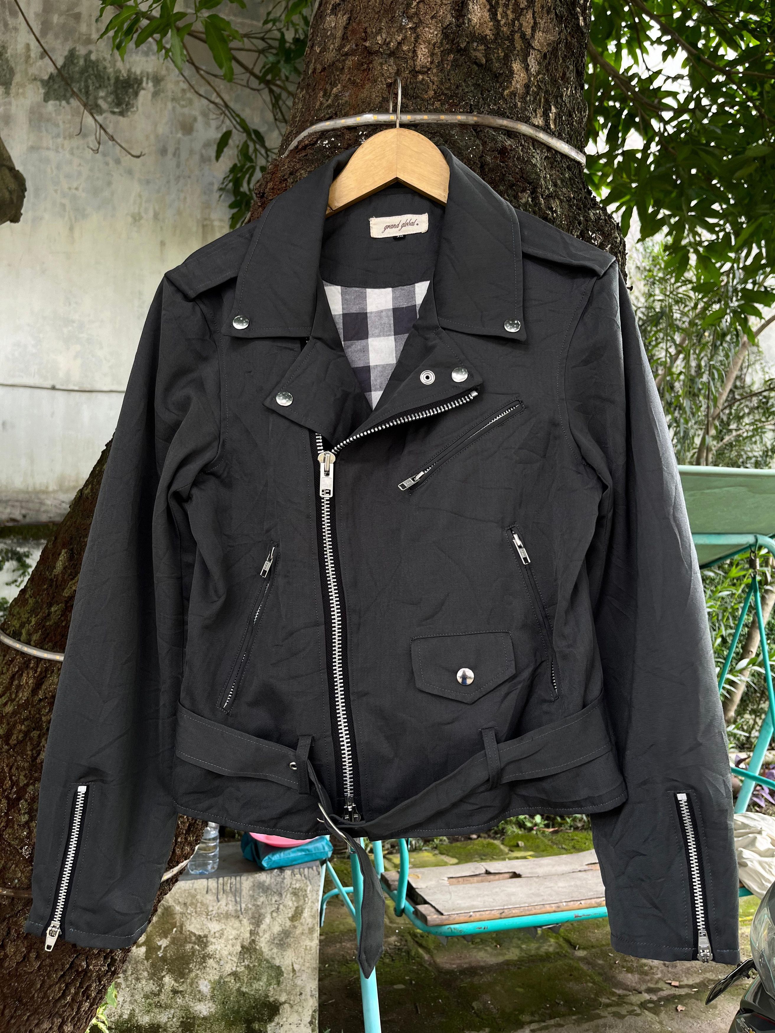 Japanese Brand Grand Global Bike Jacket Ramones Style Size US M / EU 48-50 / 2 - 2 Thumbnail