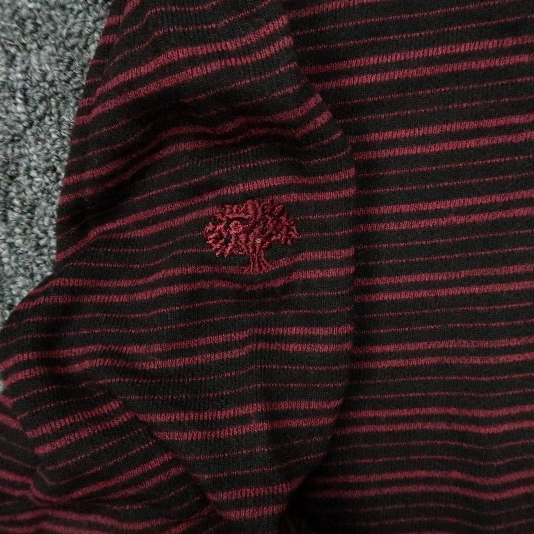 TravisMathew Travis Mathew Hoodie Mens M Red Striped Henley Hooded Golf Shirt Size US M / EU 48-50 / 2 - 4 Thumbnail