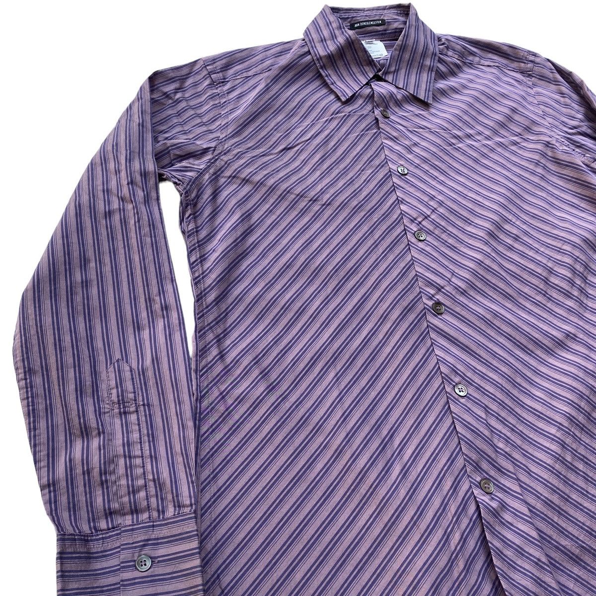 Ann Demeulemeester Ann Demeulemeester Diagonal Stripe Shirt Size US XS / EU 42 / 0 - 4 Thumbnail