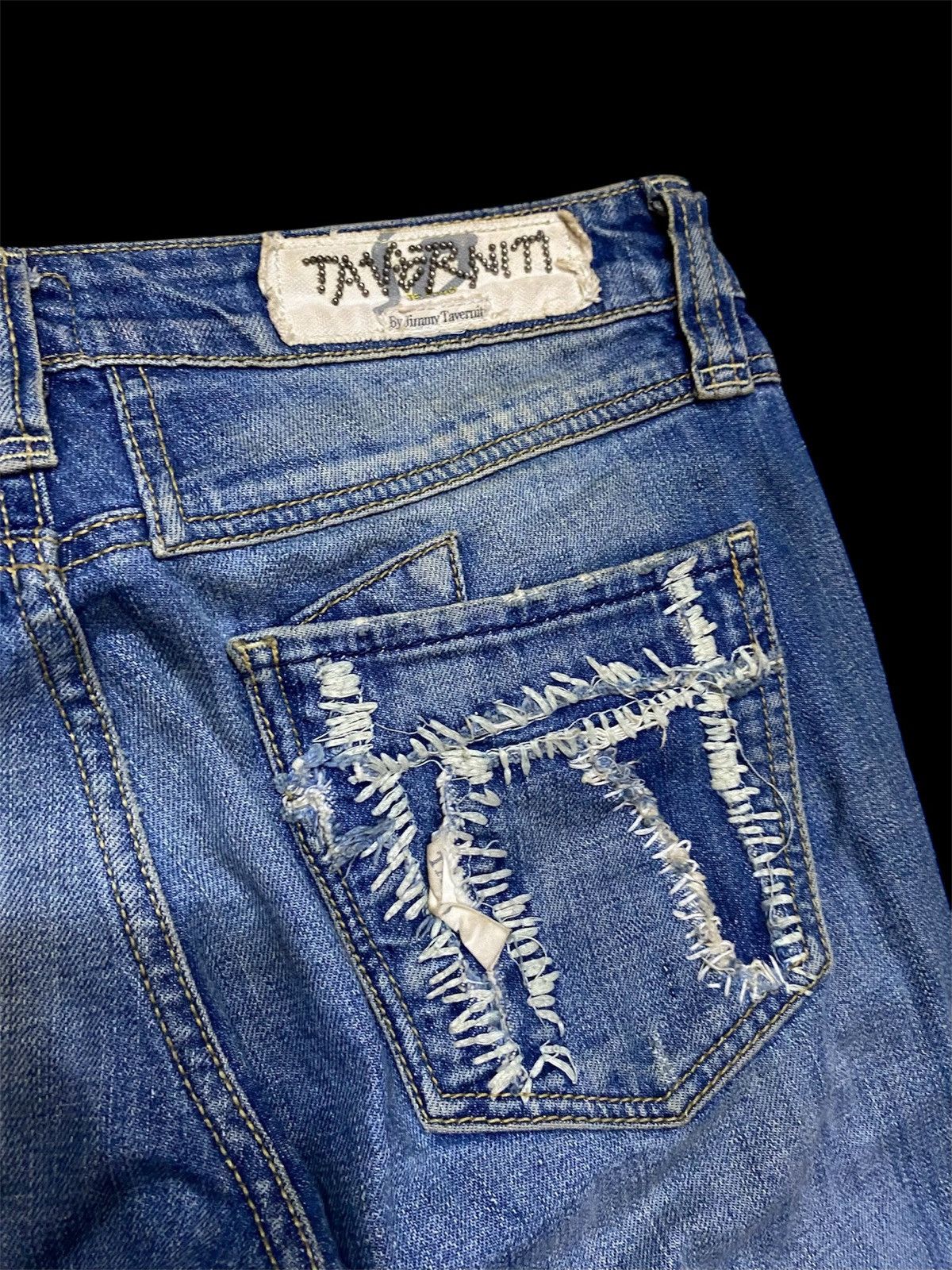 Japanese Brand Vintage Y2K Style Taverniti So Jeans Size US 30 / EU 46 - 3 Thumbnail
