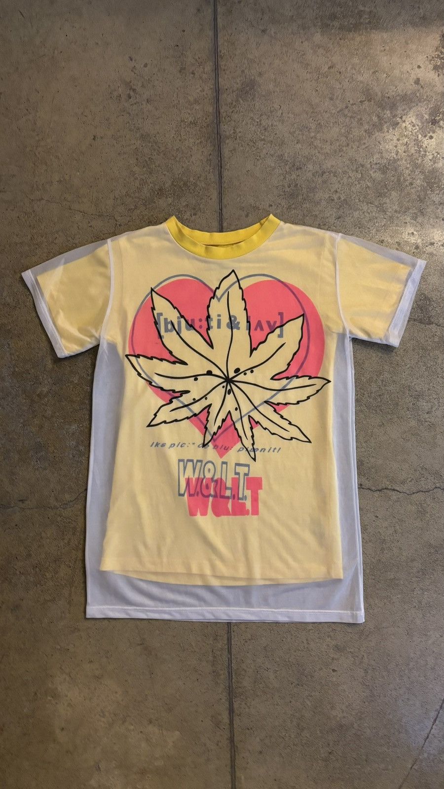 Walter Van Beirendonck w&lt kiss the future double layered tee Size US M / EU 48-50 / 2 - 2 Thumbnail