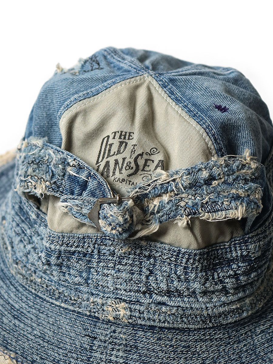 Kapital Kapital 11.5oz denim Old Man and the Sea HAT crush Size ONE SIZE - 3 Thumbnail