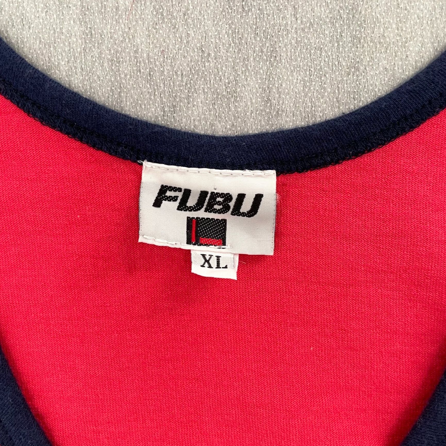 Fubu VINTAGE FUBU Shirt Men XL Pink Tank Top 90s Retro Logo Embroidered USA Made Size US XL / EU 56 / 4 - 6 Thumbnail