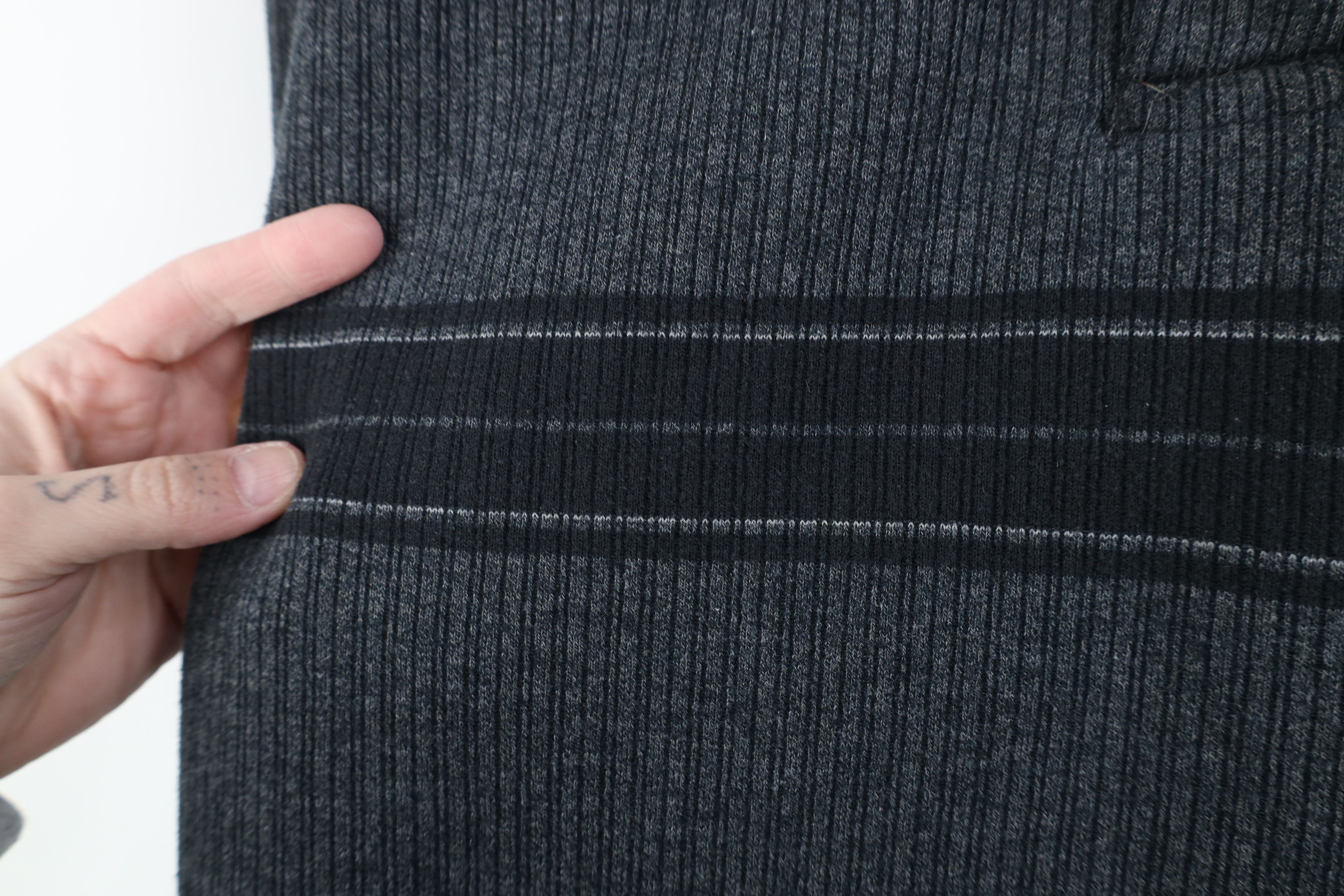 Vintage Vintage 90s Streetwear Ribbed Knit Long Sleeve Rugby Polo Size US L / EU 52-54 / 3 - 9 Thumbnail