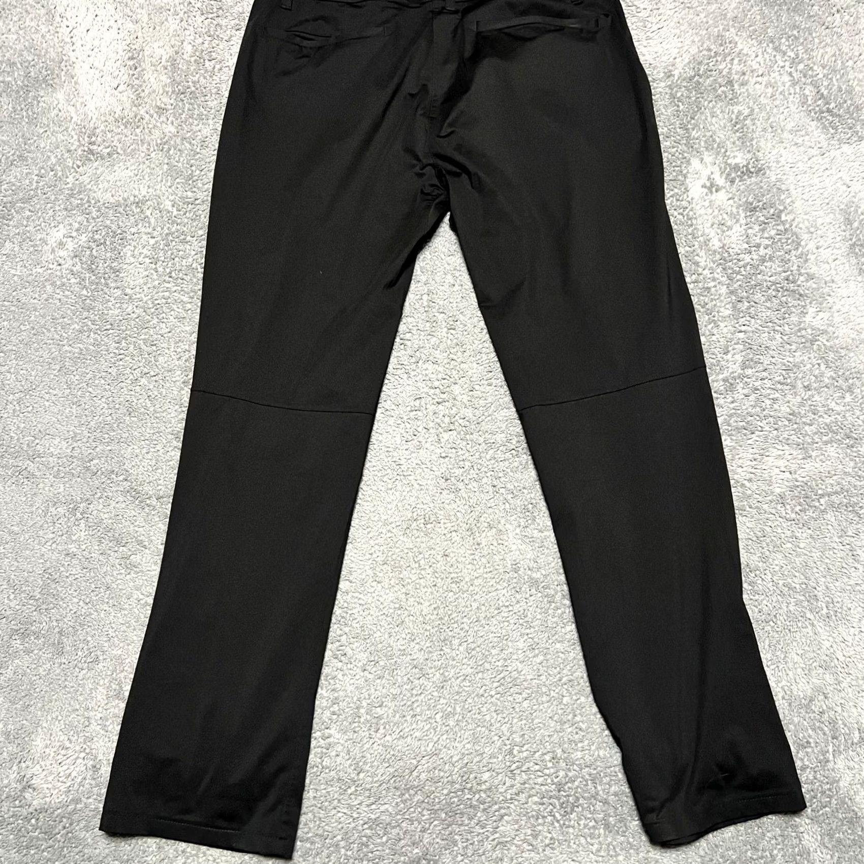 Rhone Rhone Commuter Pants Mens 36 x31 Black Performance Stretch Chino COM-171 Mens Regular 36 Black Chino 31 Inseam Size US 36 / EU 52 - 3 Thumbnail