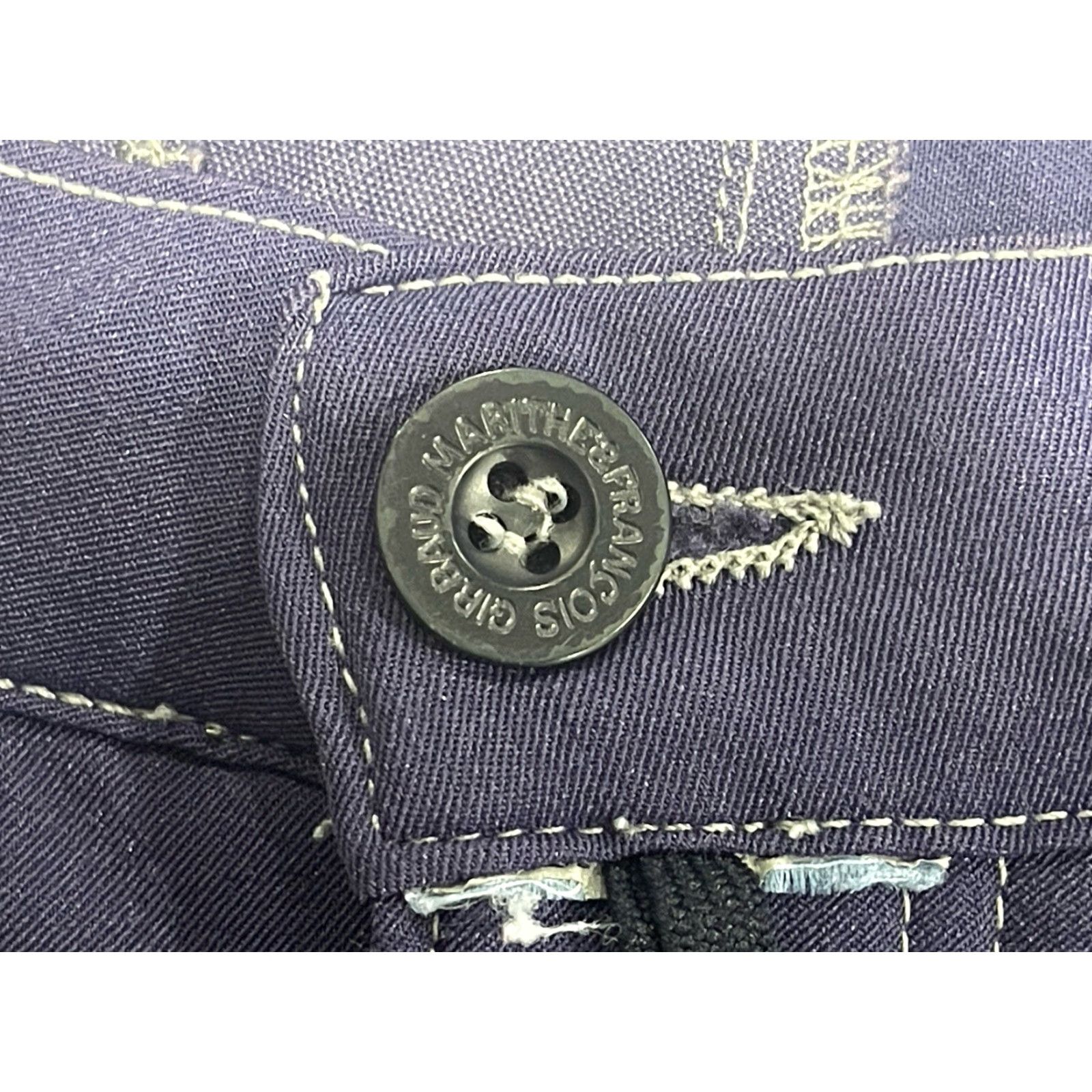 Vintage VINTAGE Marithe Francois Girbaud Womens Pants Size 26 Purple Regular Fit 90s Fashion Size 26" / US 2 / IT 38 - 3 Thumbnail