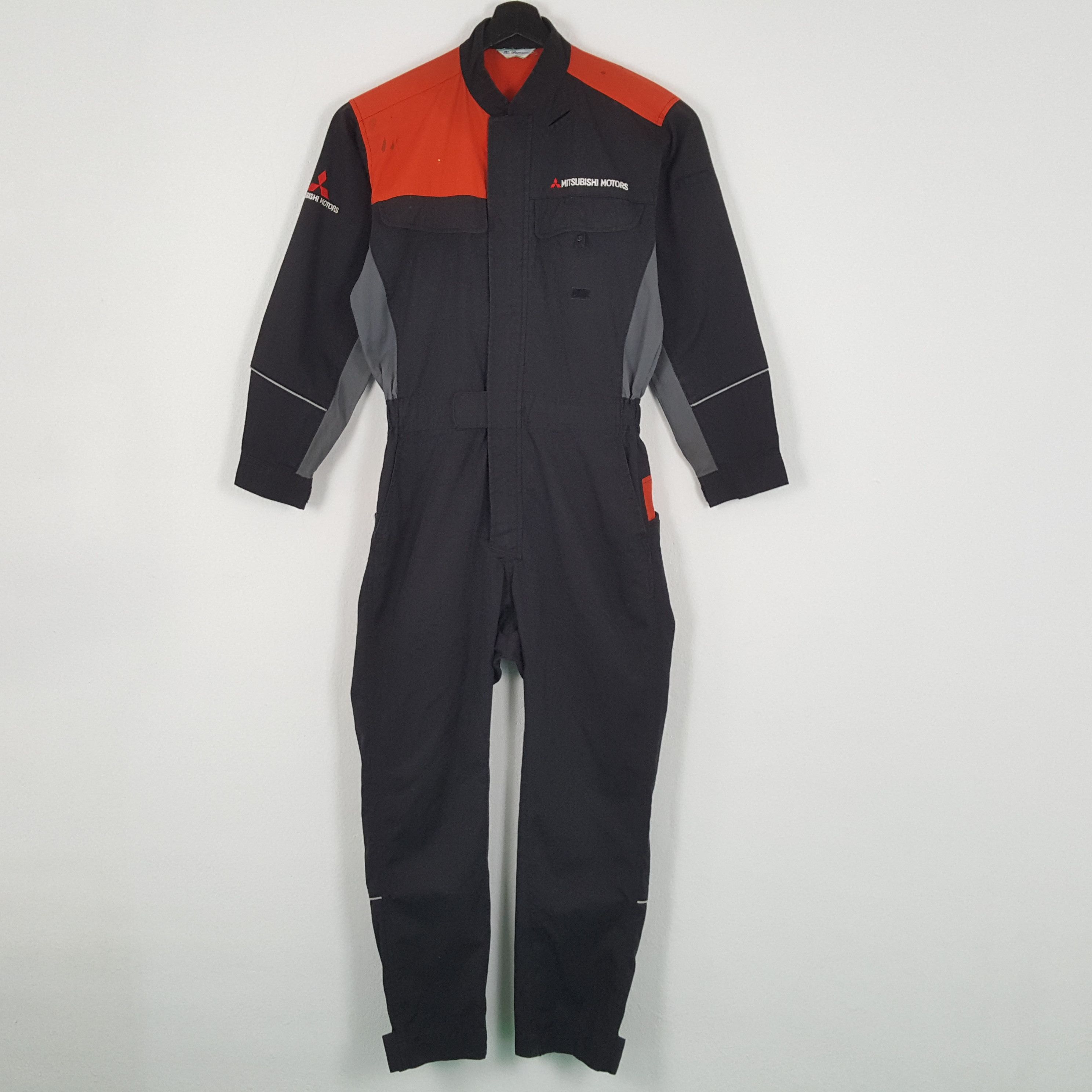 Japanese Brand × Vintage MITSUBISHI MOTORS Workwear Style Coverall Jacket Size US M / EU 48-50 / 2 - 4 Thumbnail