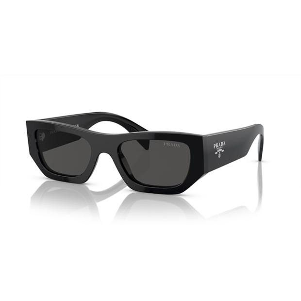 Prada PRADA Unisex Logo Rectangular Sunglasses Size ONE SIZE - 1 Thumbnail