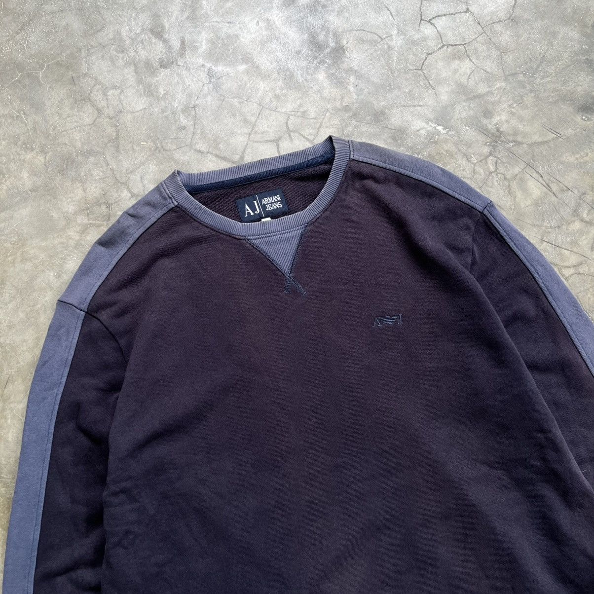 Armani Vintage Armani Jeans Spellout Sweatshirt Size US XL / EU 56 / 4 - 2 Thumbnail