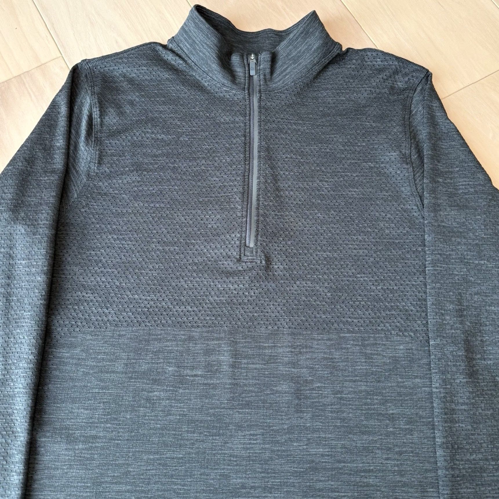 Lululemon Lululemon Metal Vent 1/2 Zip Pullover M Black Workout Sportswear Athleisure Jacket Zip Logo Size US M / EU 48-50 / 2 - 3 Thumbnail