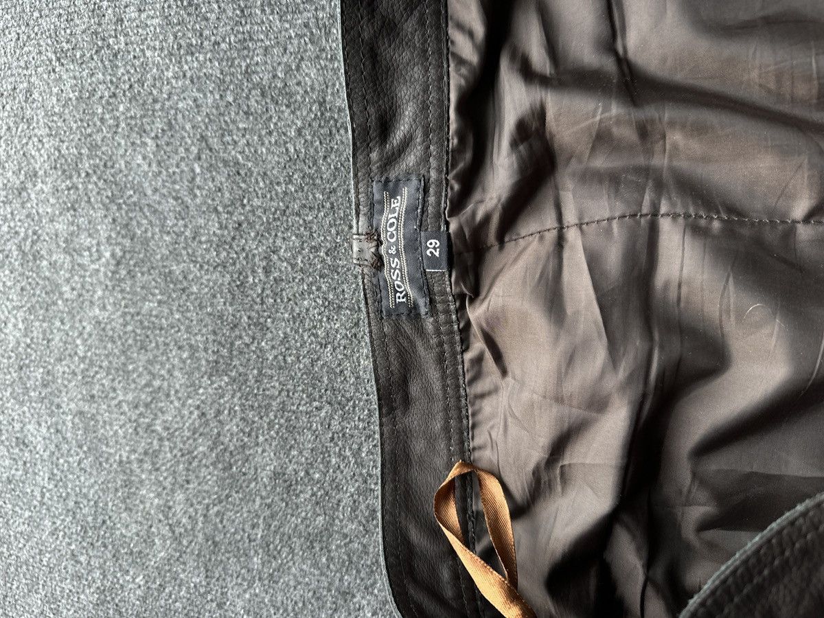 Other 🚨GRAIL MEN LEATHER PANTS Y2K WESTERN MOTORCYCLE Size US 41 - 13 Thumbnail