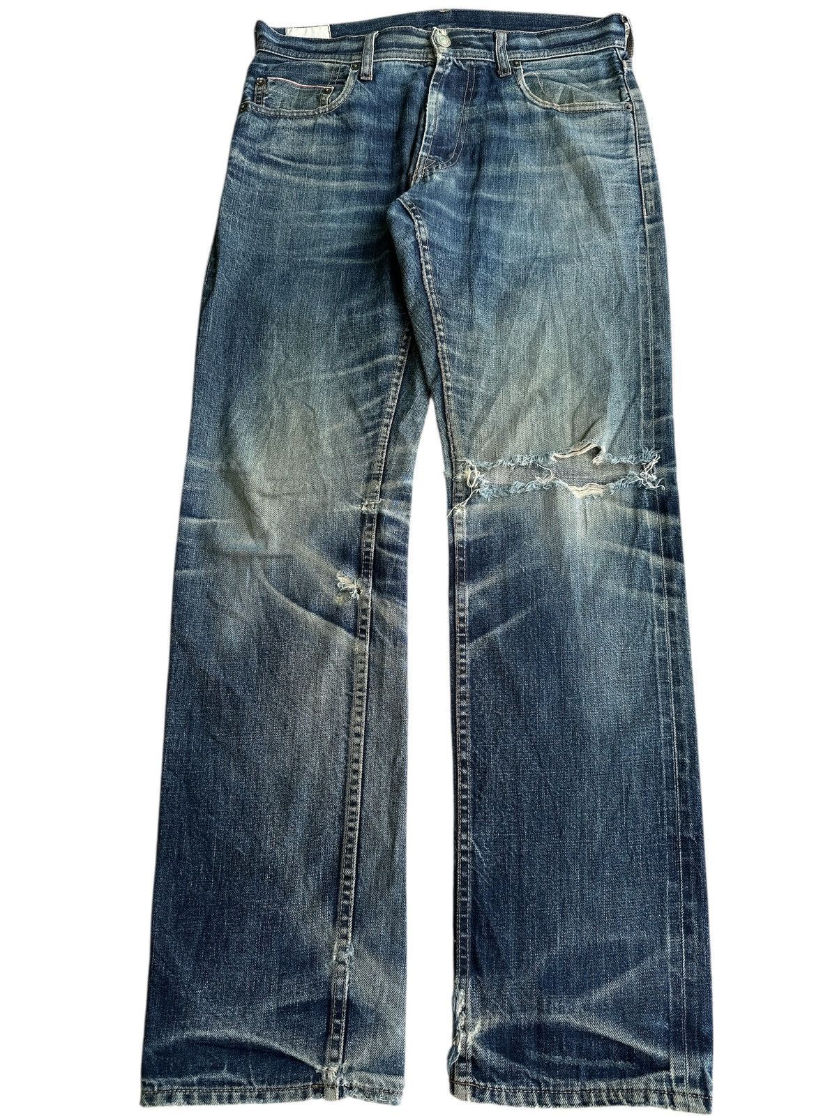 Kapital Distress Denim R.P.T by Ruppert Selvedge Denim. Size US 31 - 1 Thumbnail