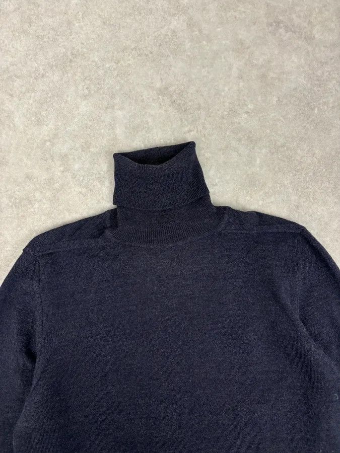Maison Margiela AW2005 Maison Martin Margiela Navy Wool Sweater Turtleneck Size US S / EU 44-46 / 1 - 4 Thumbnail